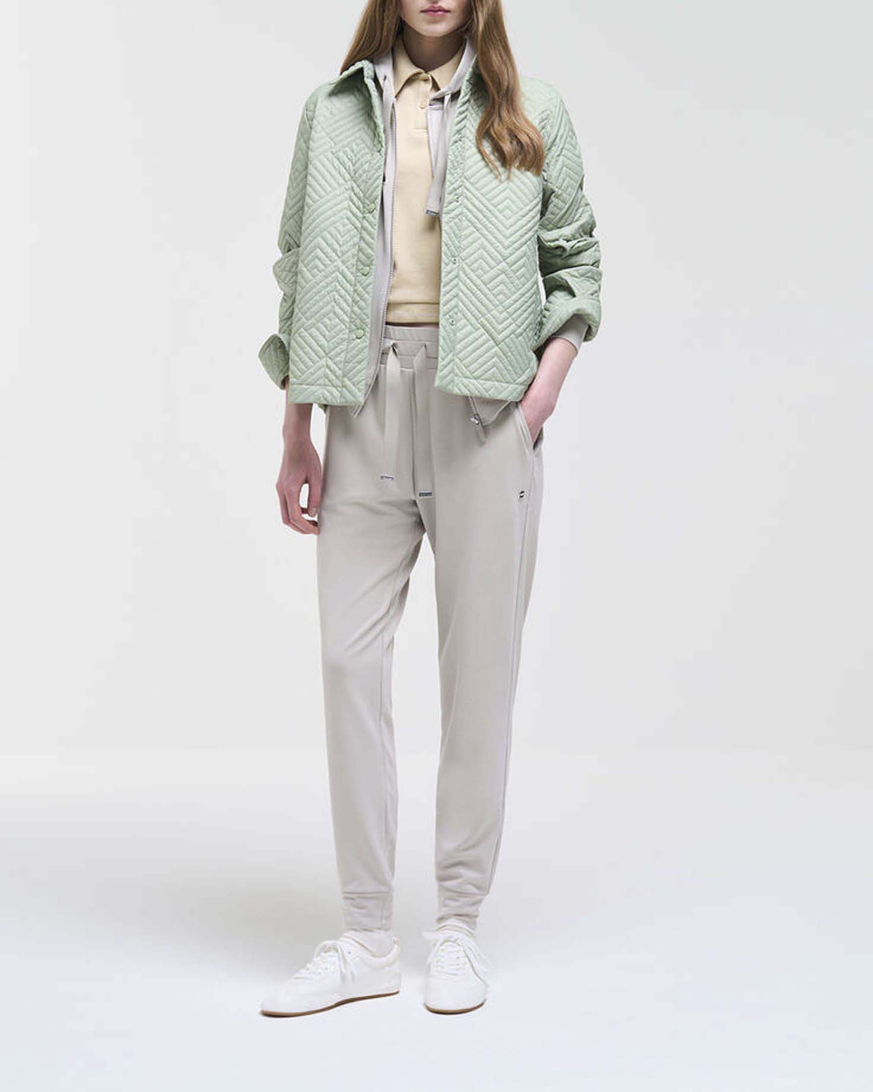 Pantaloni jogger color gesso Colmar Originals in modal con vita elasticizzata e polsini sul fondo