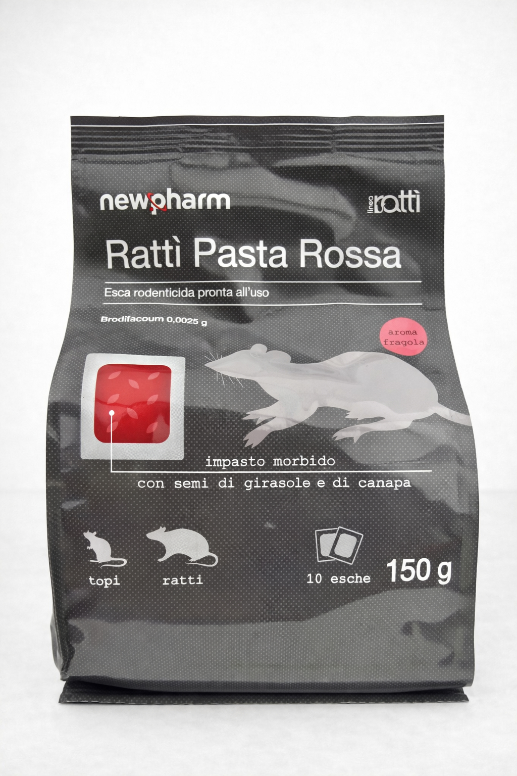 INSETTICIDA PER RATTI (PASTA ROSSA) 150GR