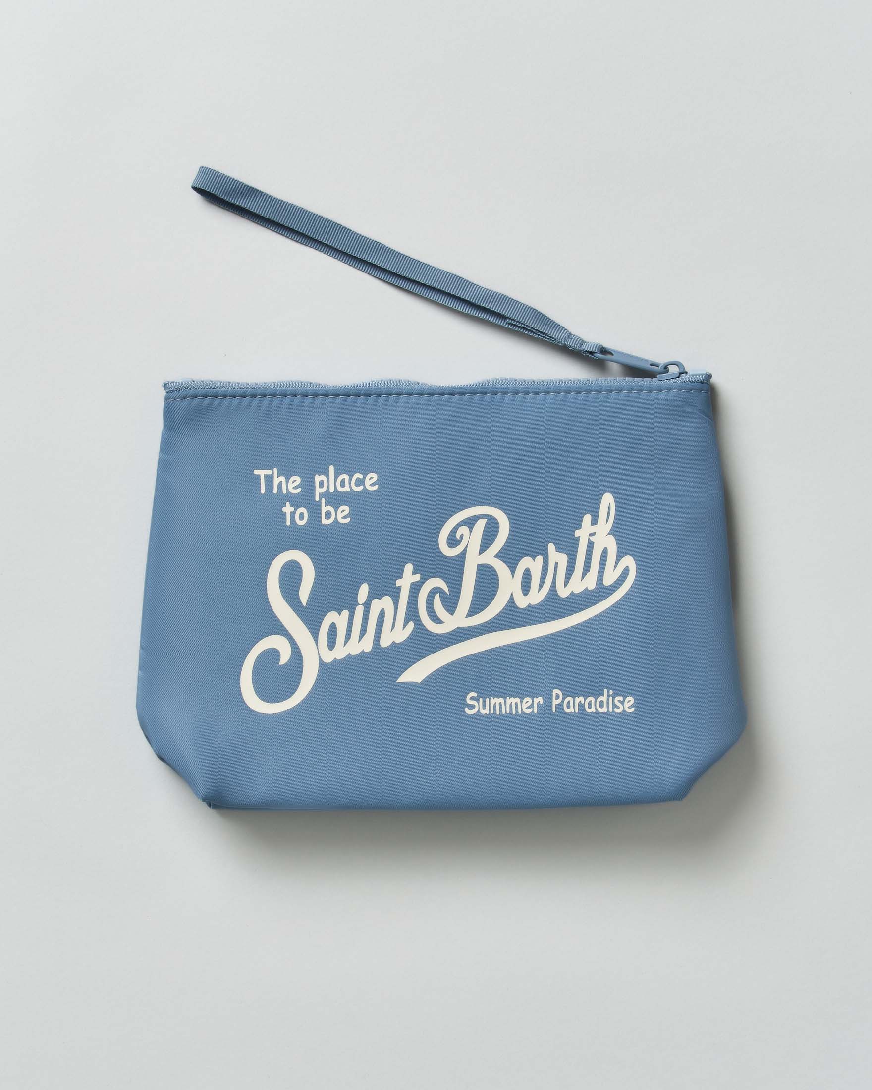Pochette MC2 Saint Barth Aline avio in nylon con scritta logo in contrasto image