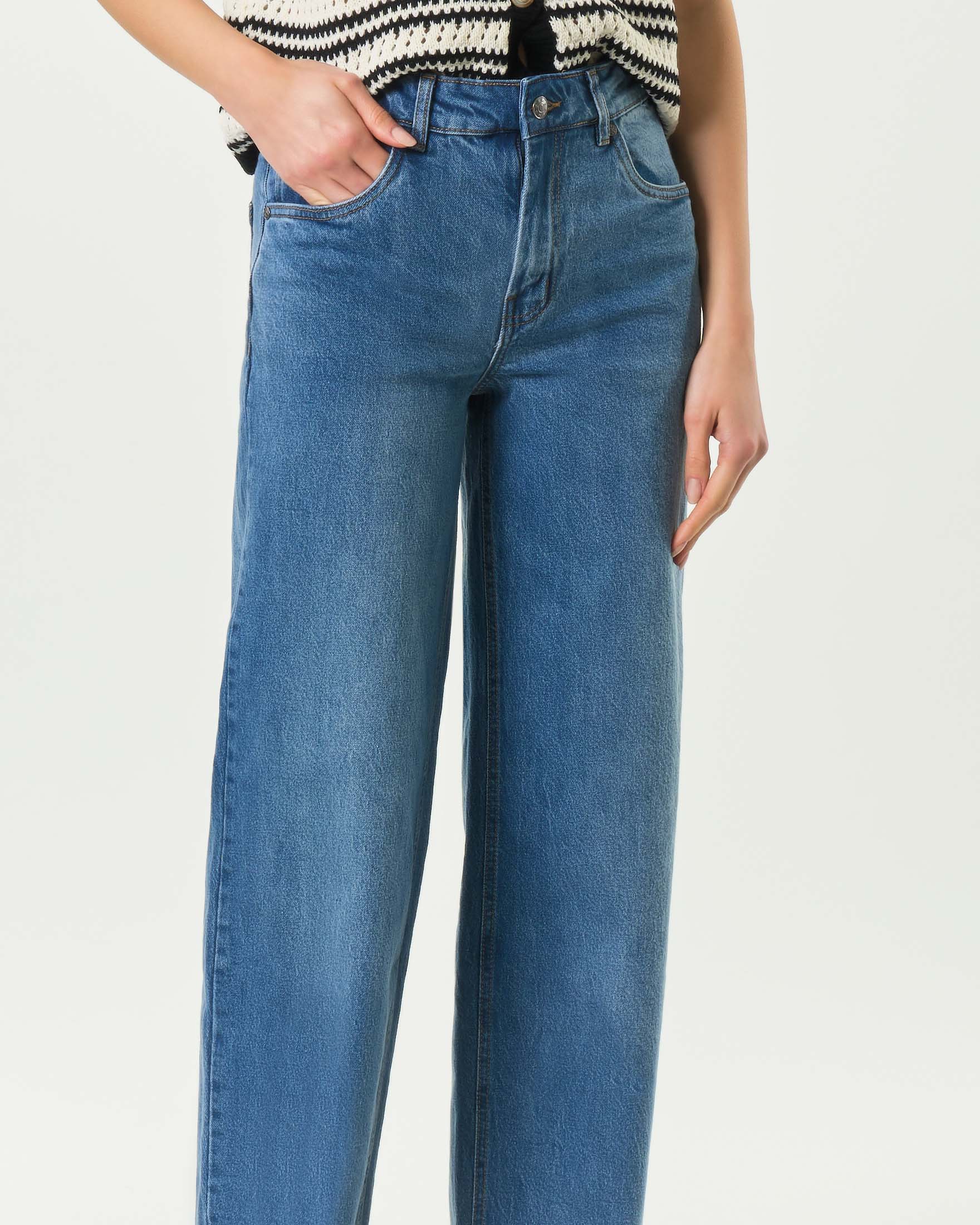 Jeans baloon Hlo! lavaggio super stone wash in cotone stretch image