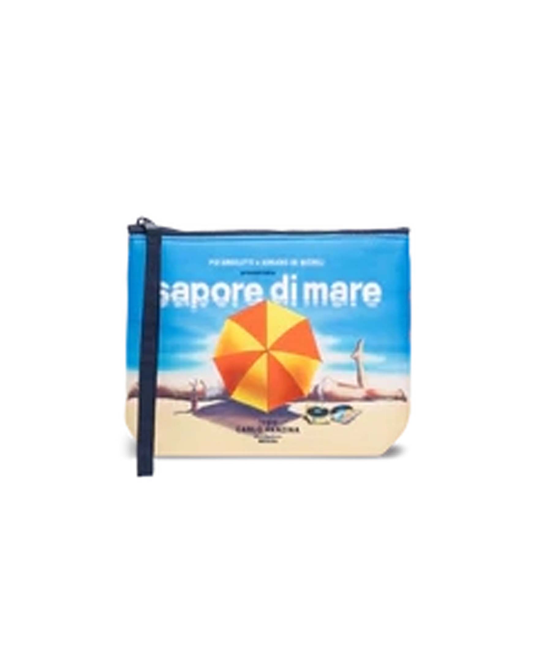 Pochette Aline in neoprene con stampa grafica Sapore di Mare