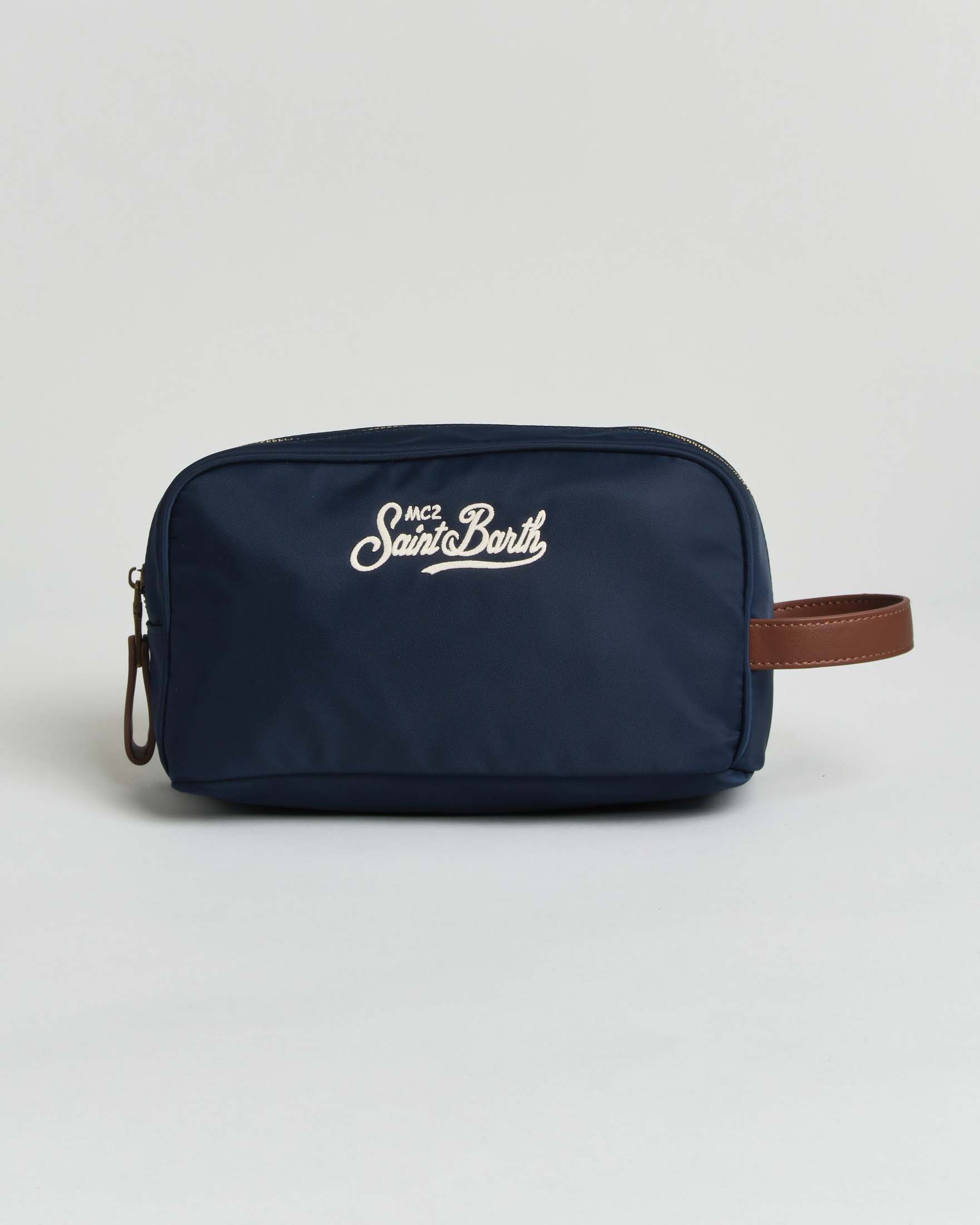 Beauty case Westwood MC2 Saint Barth blu in nylon