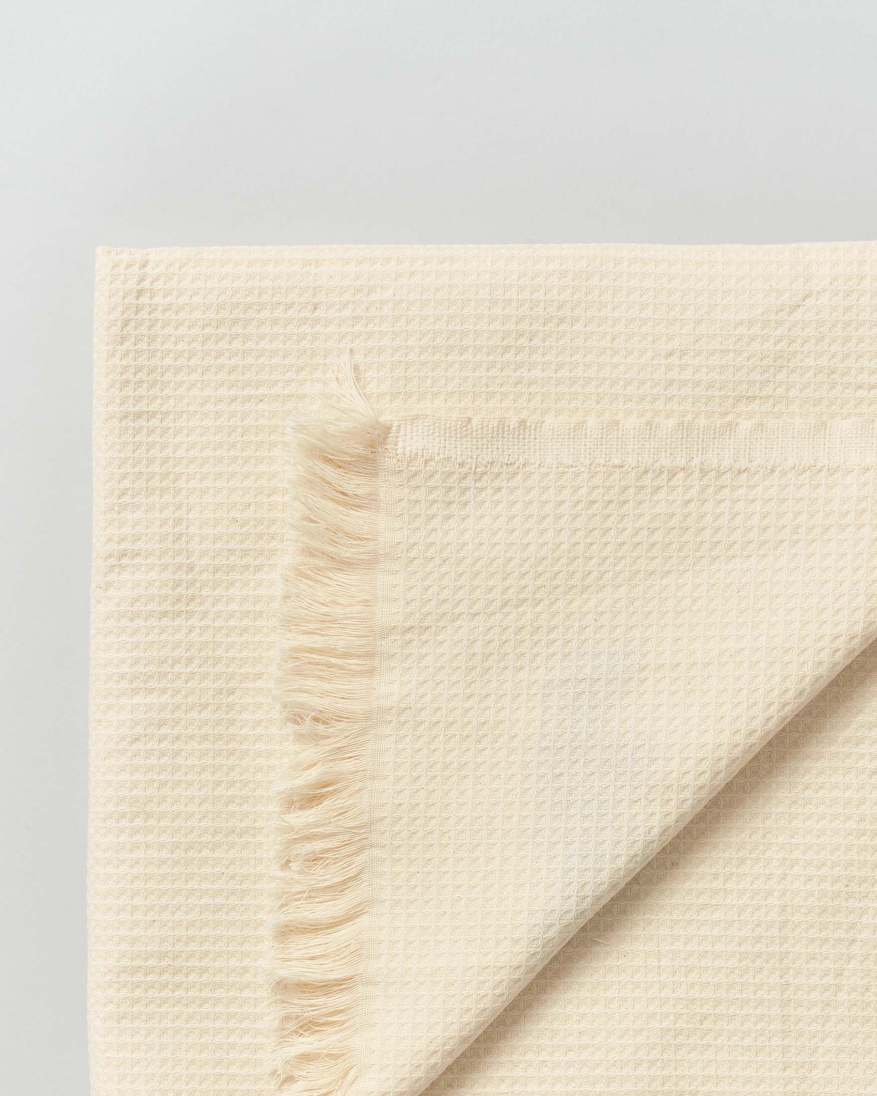 Telo mare MC2 Saint Barth panna in cotone punto waffle image