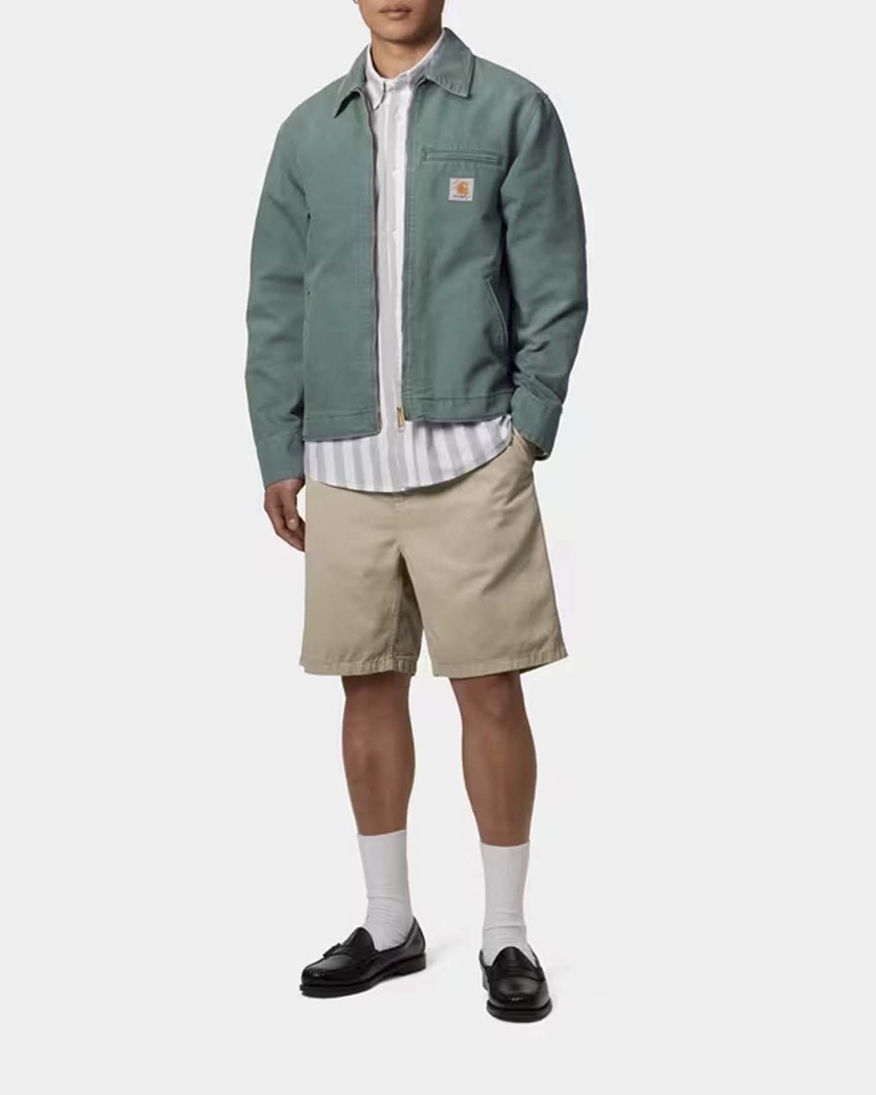 Bermuda work Carhartt Flint Short beige in twill di cotone