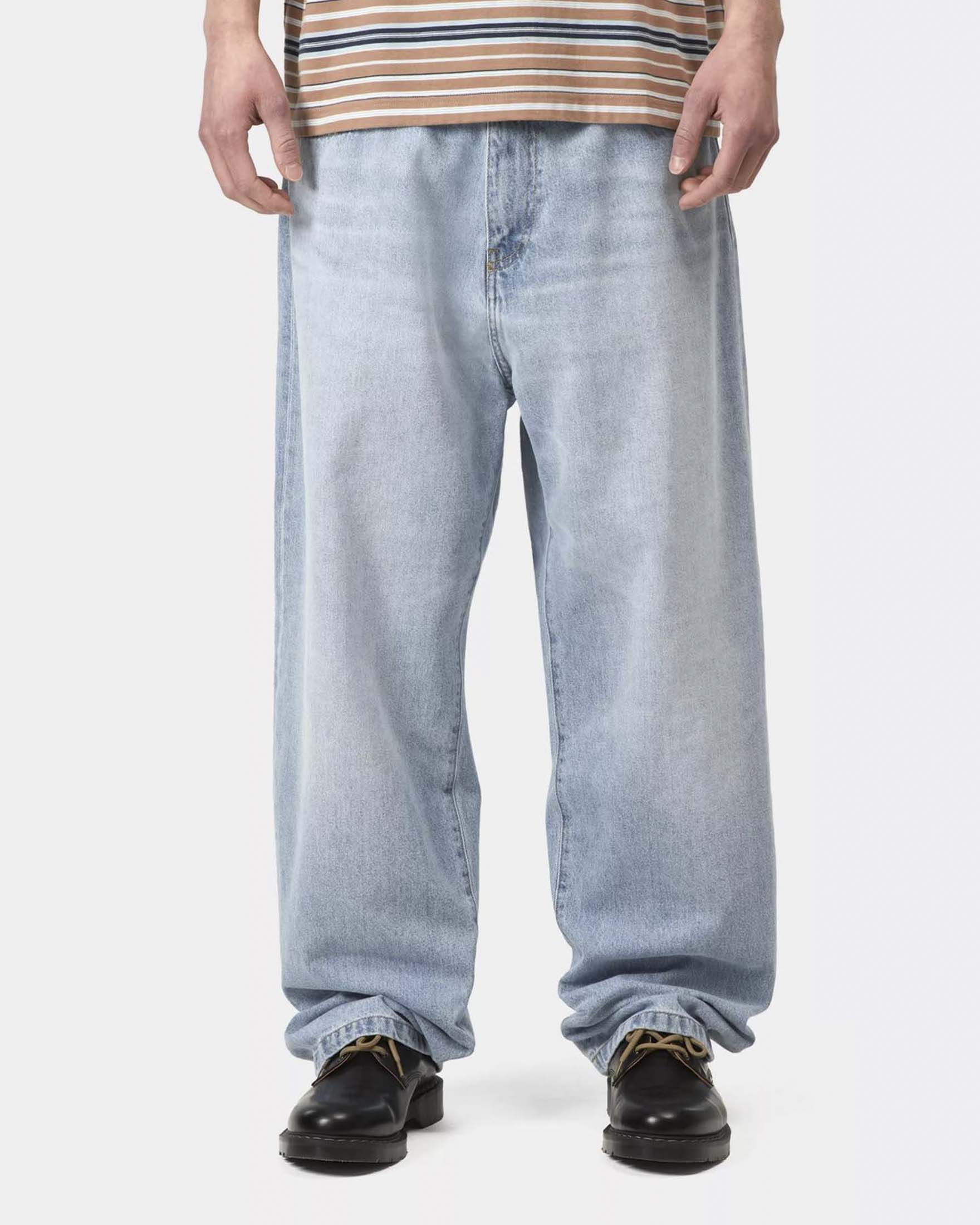 Jeans Landon Carhartt loose tapered fit lavaggio chiaro bleach in puro cotone image