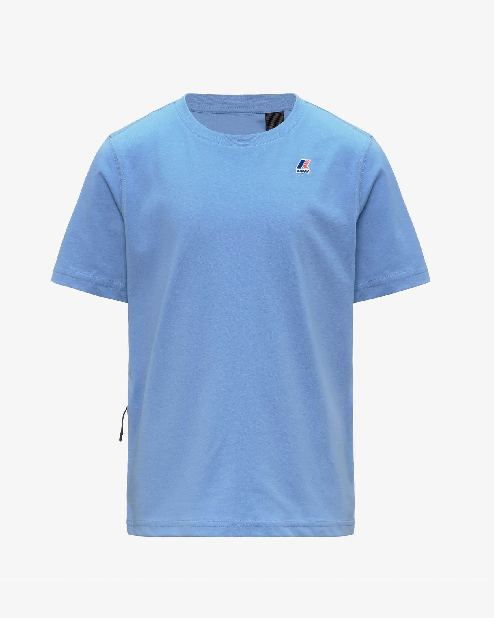 T-shirt Leonide K-Way pervinca in cotone