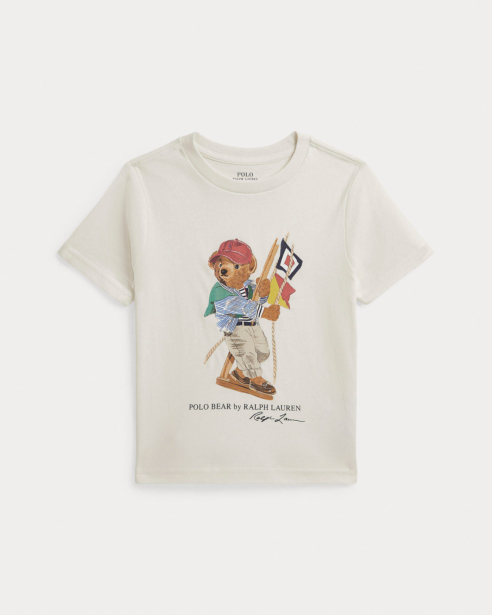 T-shirt bianca Polo Ralph Lauren con stampa Polo Bear
