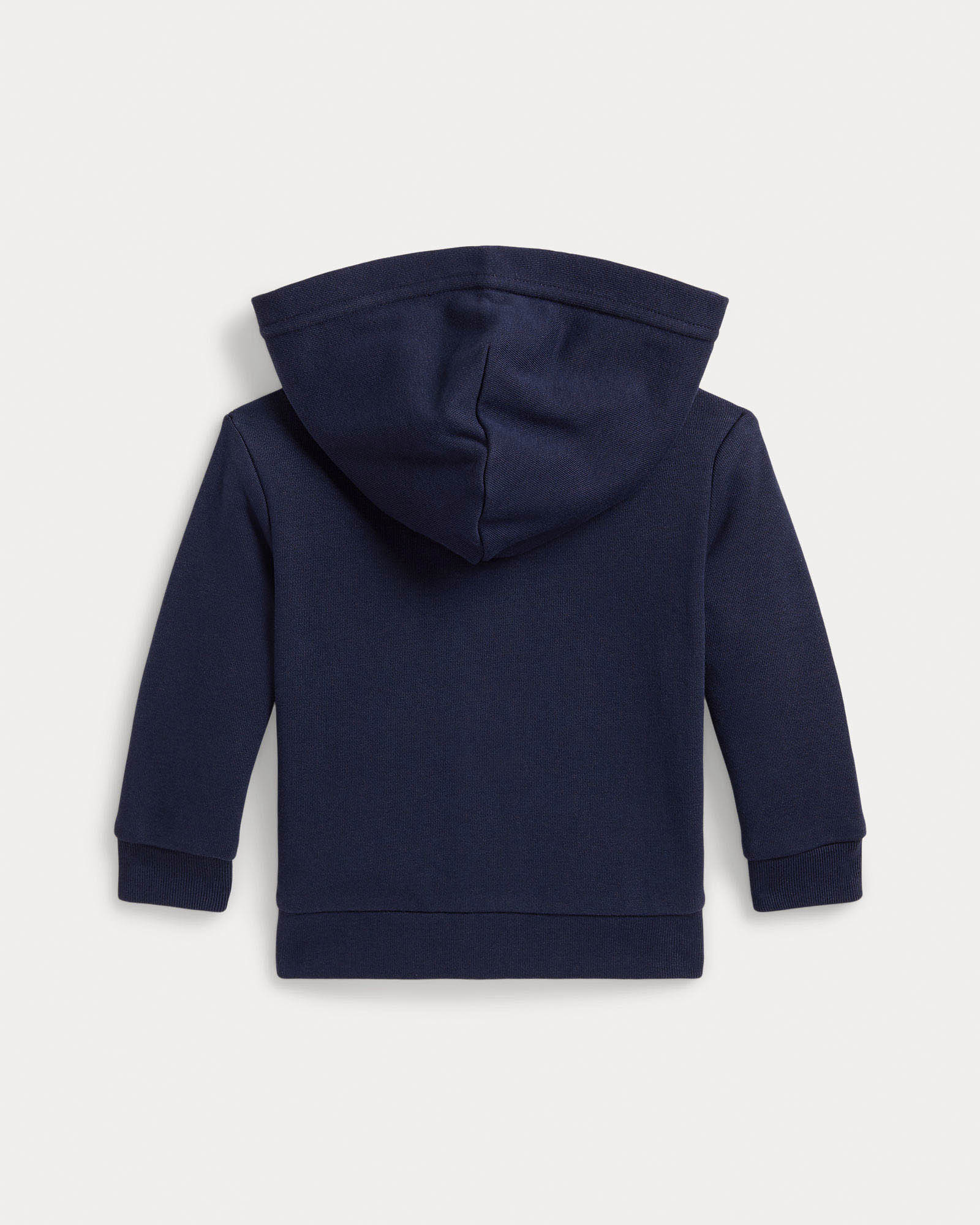 Felpa blu Polo Ralph Lauren in misto cotone con zip e cappuccio image