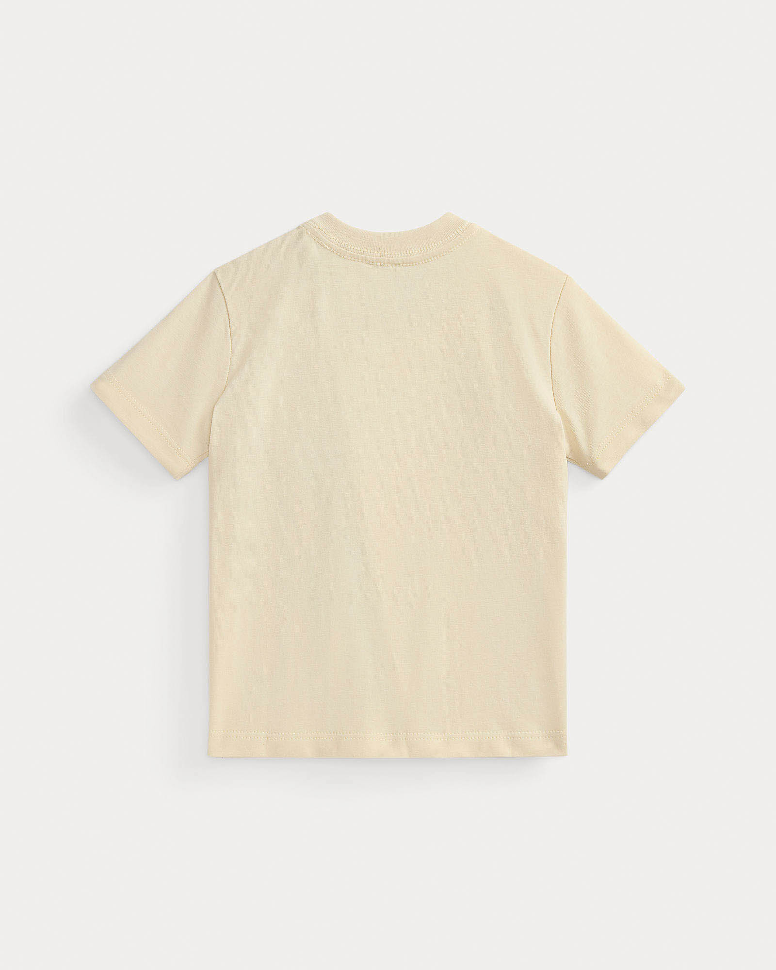 T-shirt Polo Ralph Lauren color sabbia mezza manica con logo pony in tono image