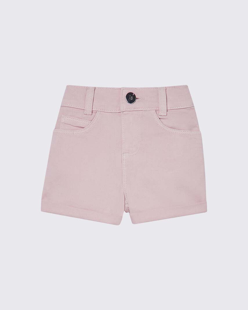 Short rosa Liu Jo in drill modello cinque tasche