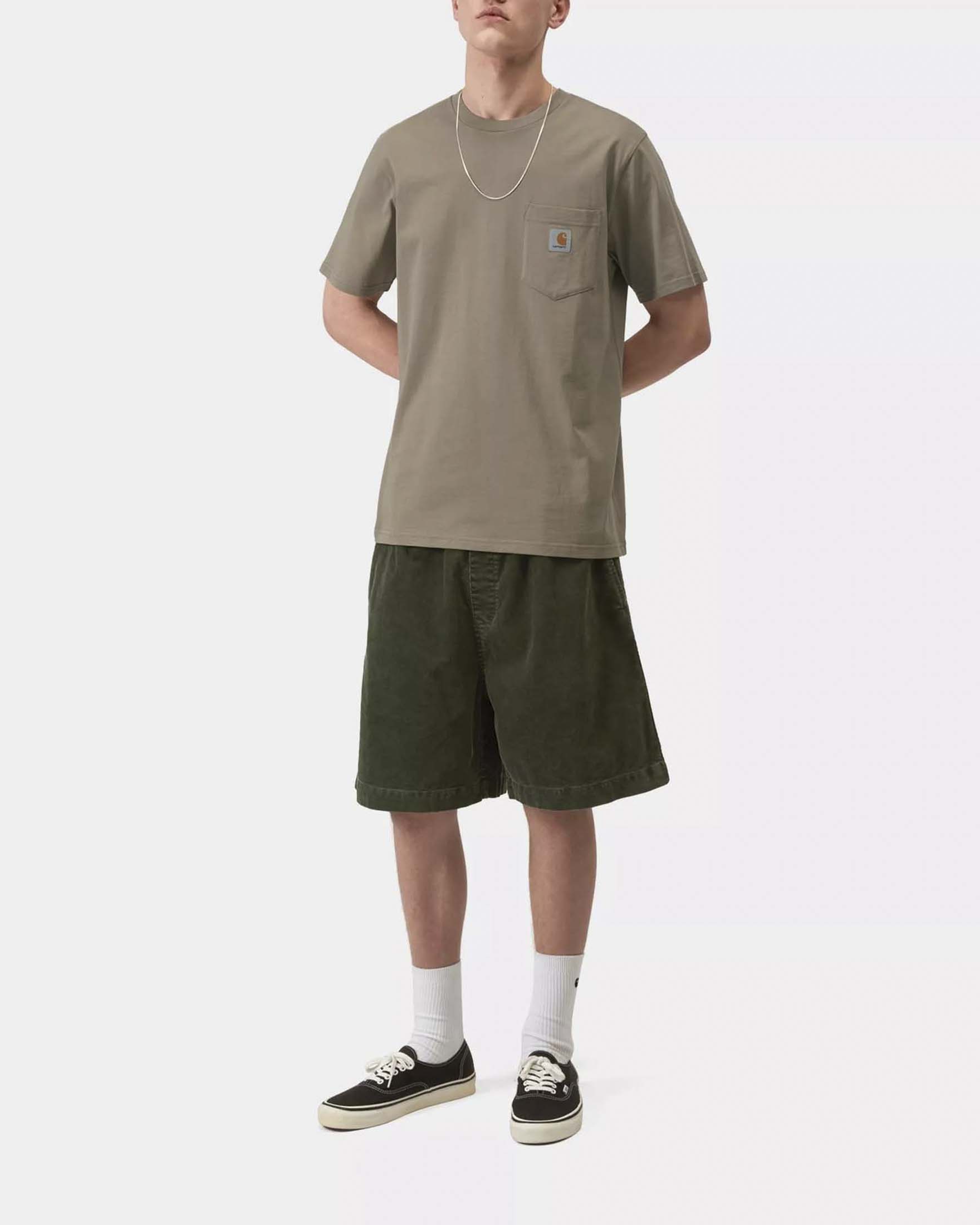 T-shirt fango mezza manica Pocket Carhartt regular-fit in jersey di cotone