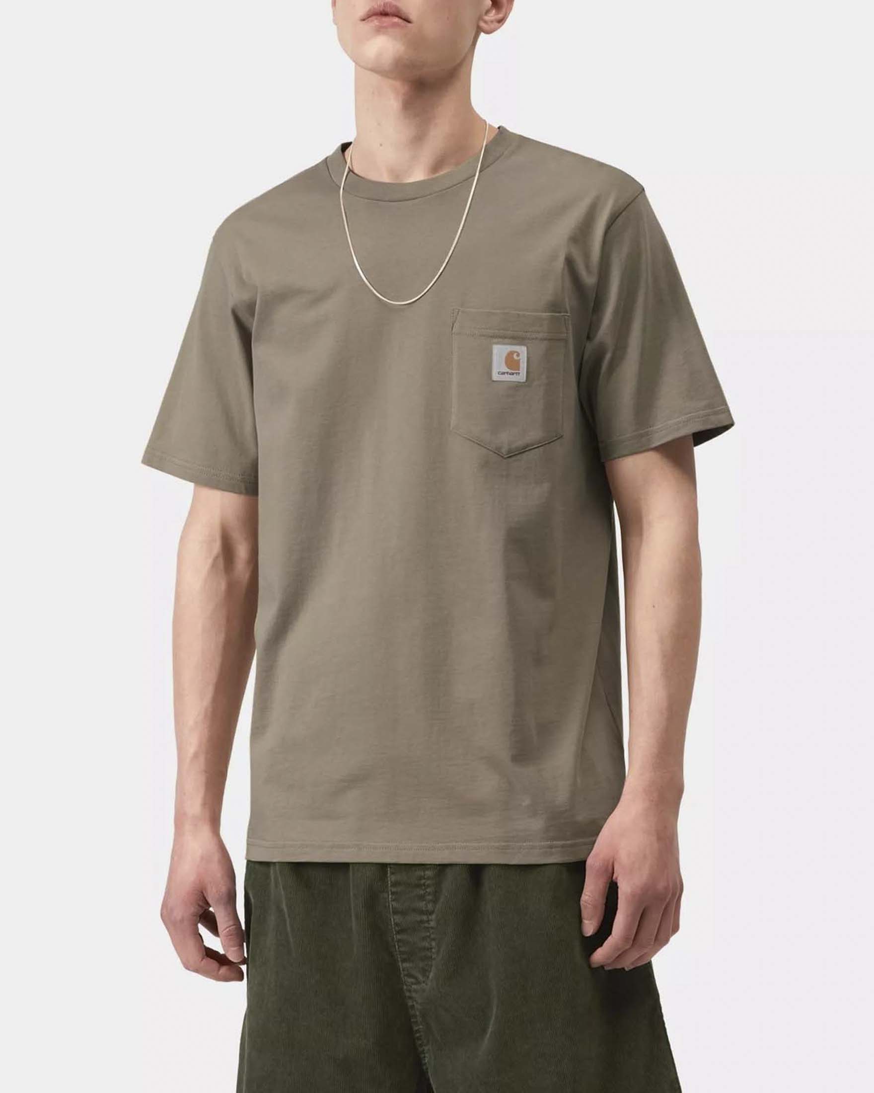T-shirt fango mezza manica Pocket Carhartt regular-fit in jersey di cotone image