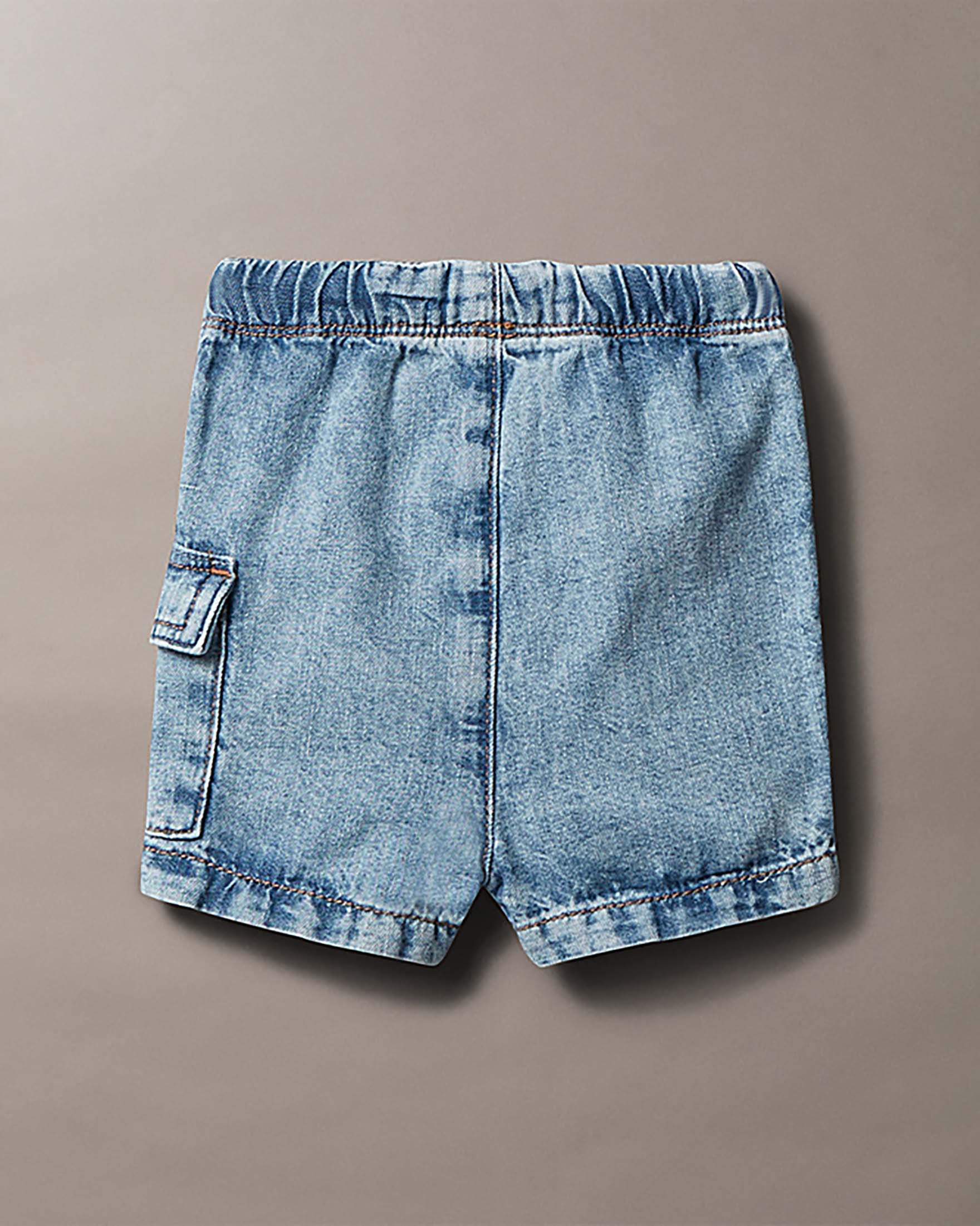 Bermuda Calvin Klein in denim stone washed con tasca image