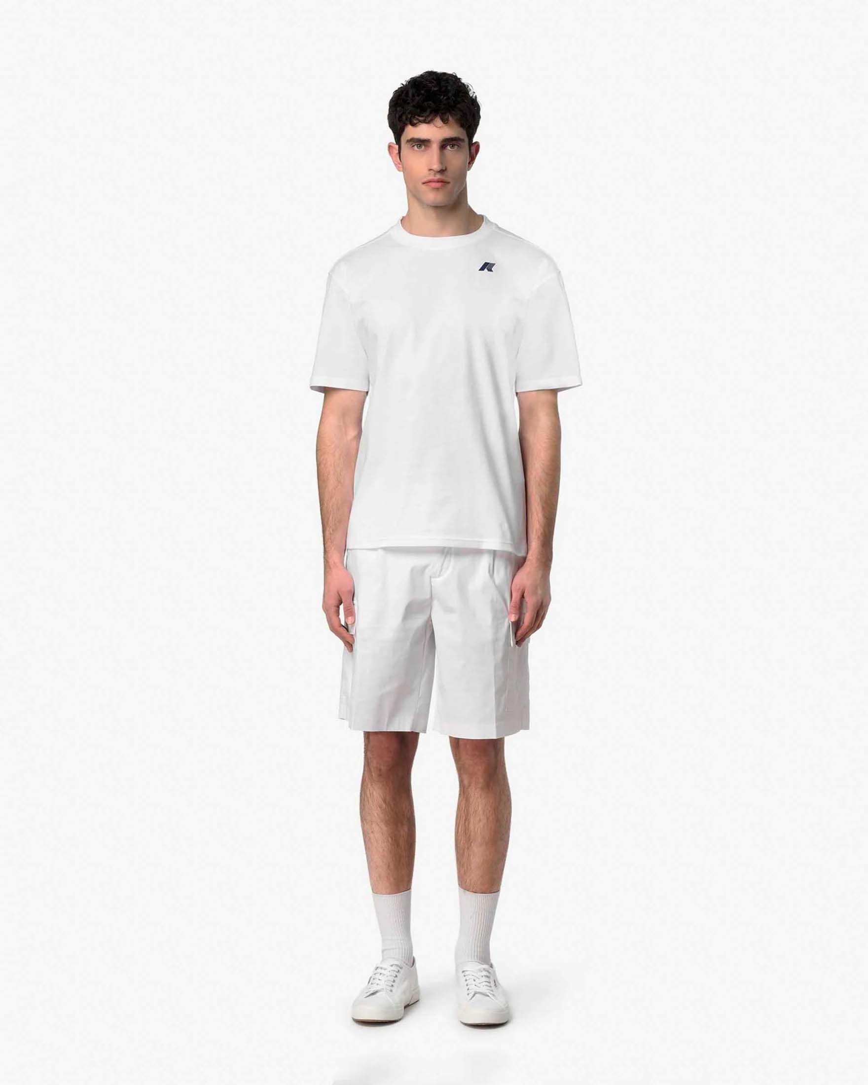 T-shirt Solo Jersey Wave bianca