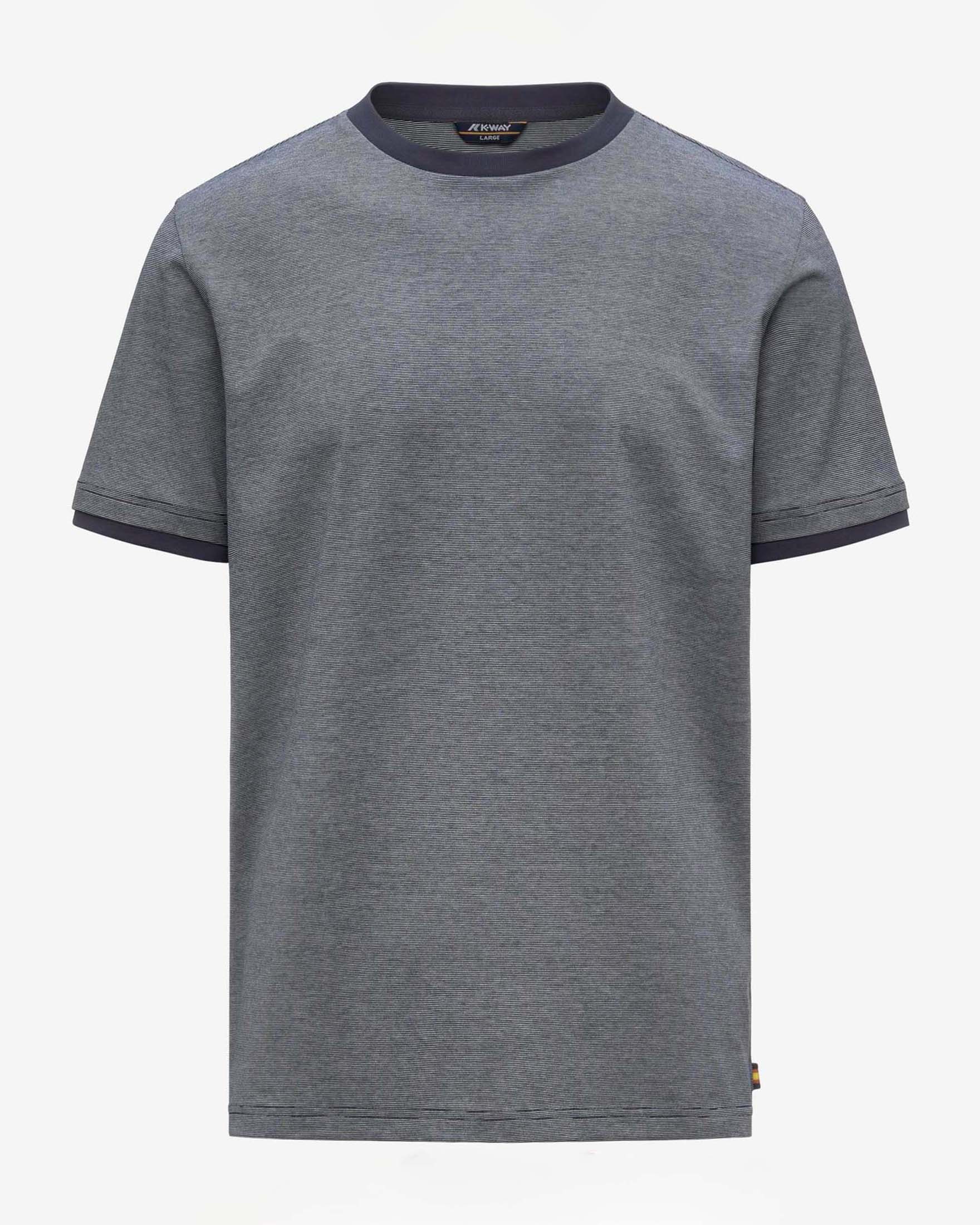 T-shirt Odom Stretch Co Stripes blu micro riga