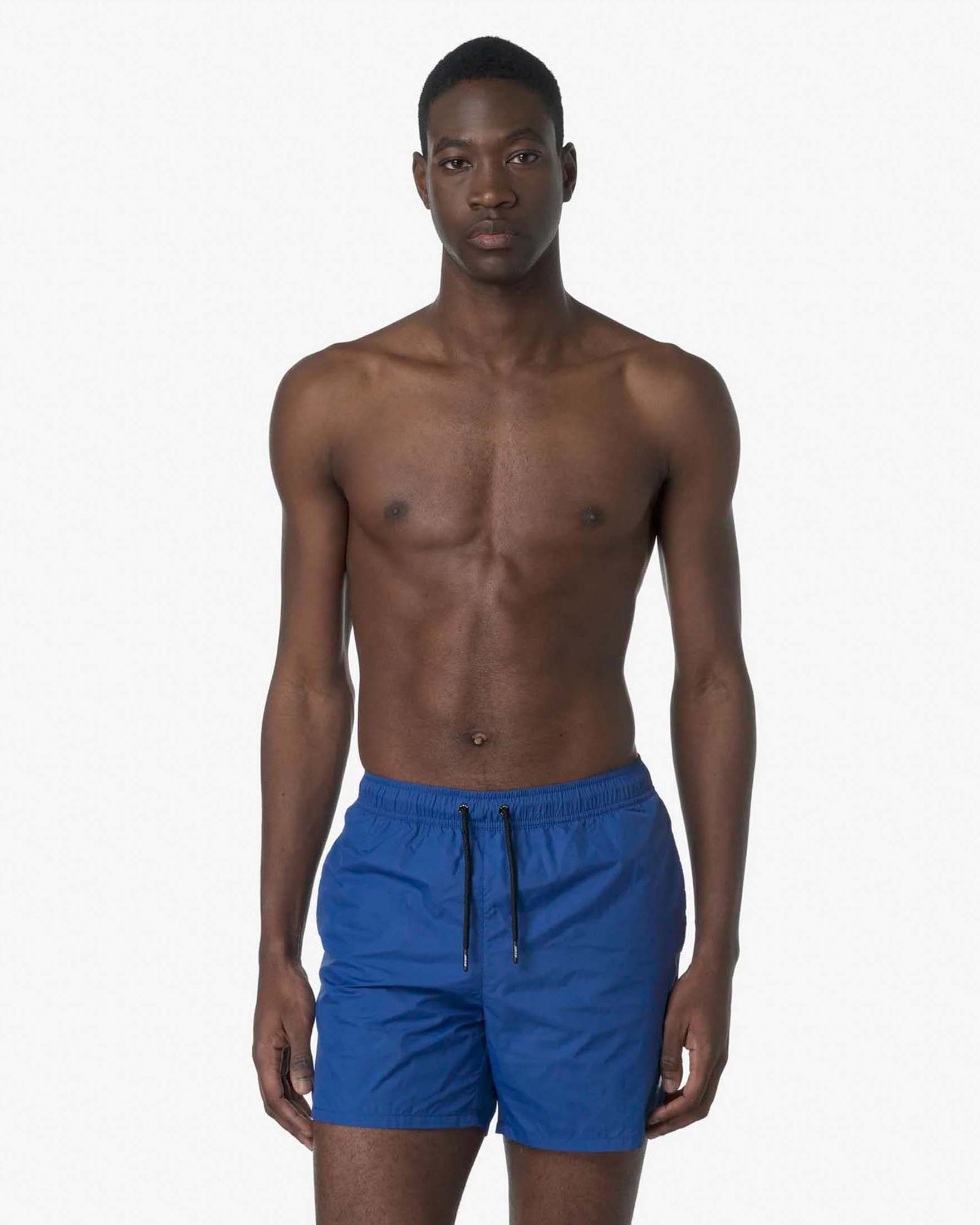 Boxer mare Le Vrai Olivier blu royal in nylon ripstop