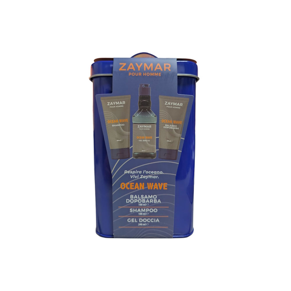 Zaymar Cofanetto in Latta con Manico Uomo Tin Ocean Wave