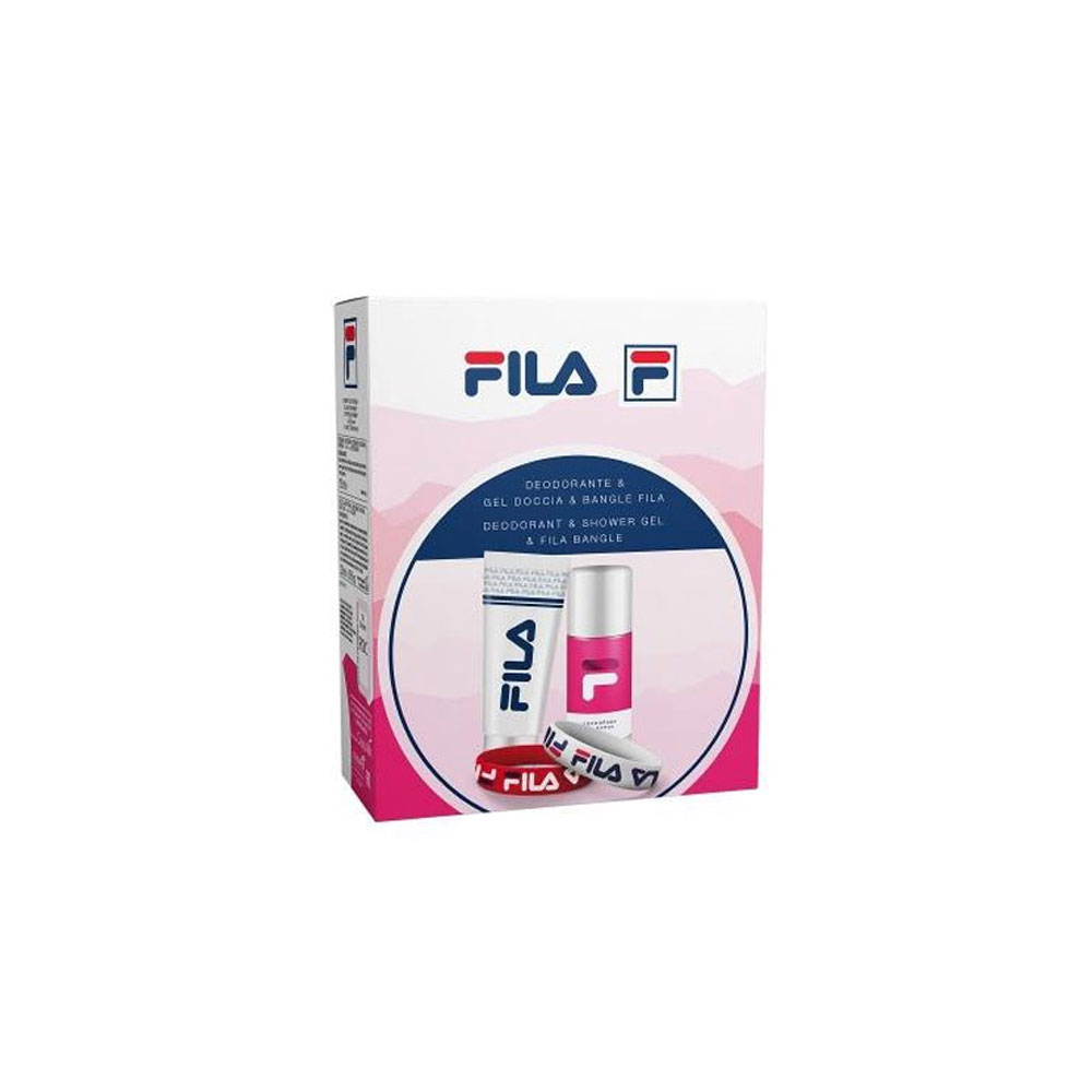 Fila Cofanetto Donna Deodorante Gel Doccia + Bangle