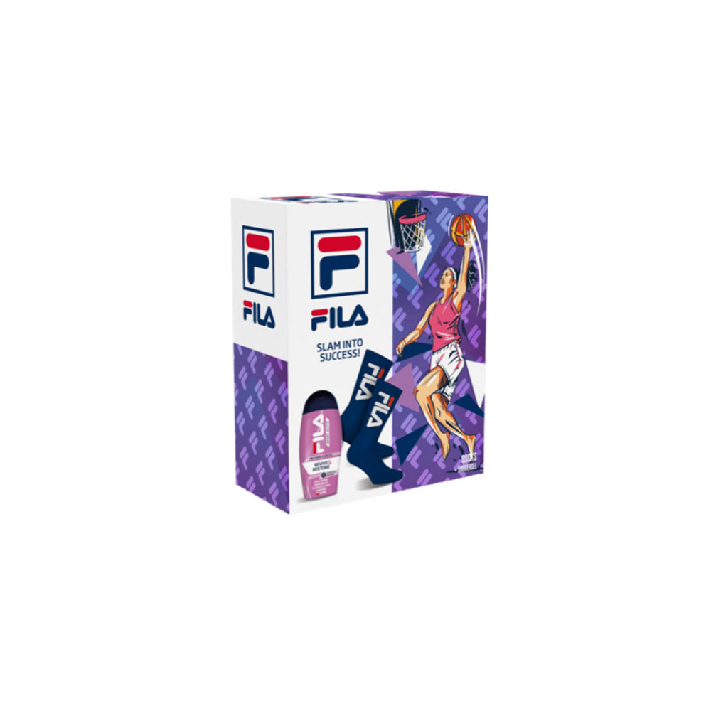 Fila Cofanetto Donna Shower Gel con Calzini Logati