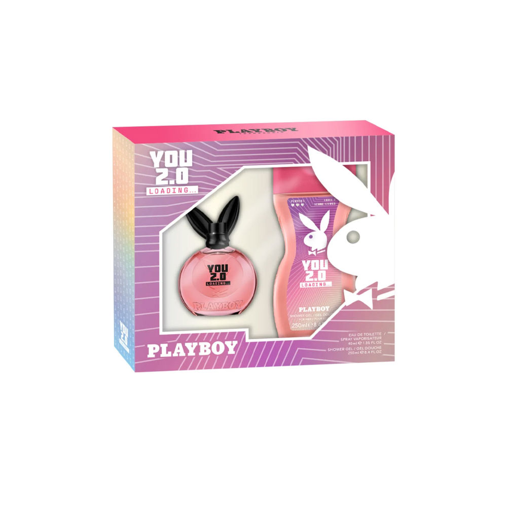 Play Boy 2.0 Loading Cofanetto Donna Eau de Toilette 40 Ml + Shower Gel 250 Ml