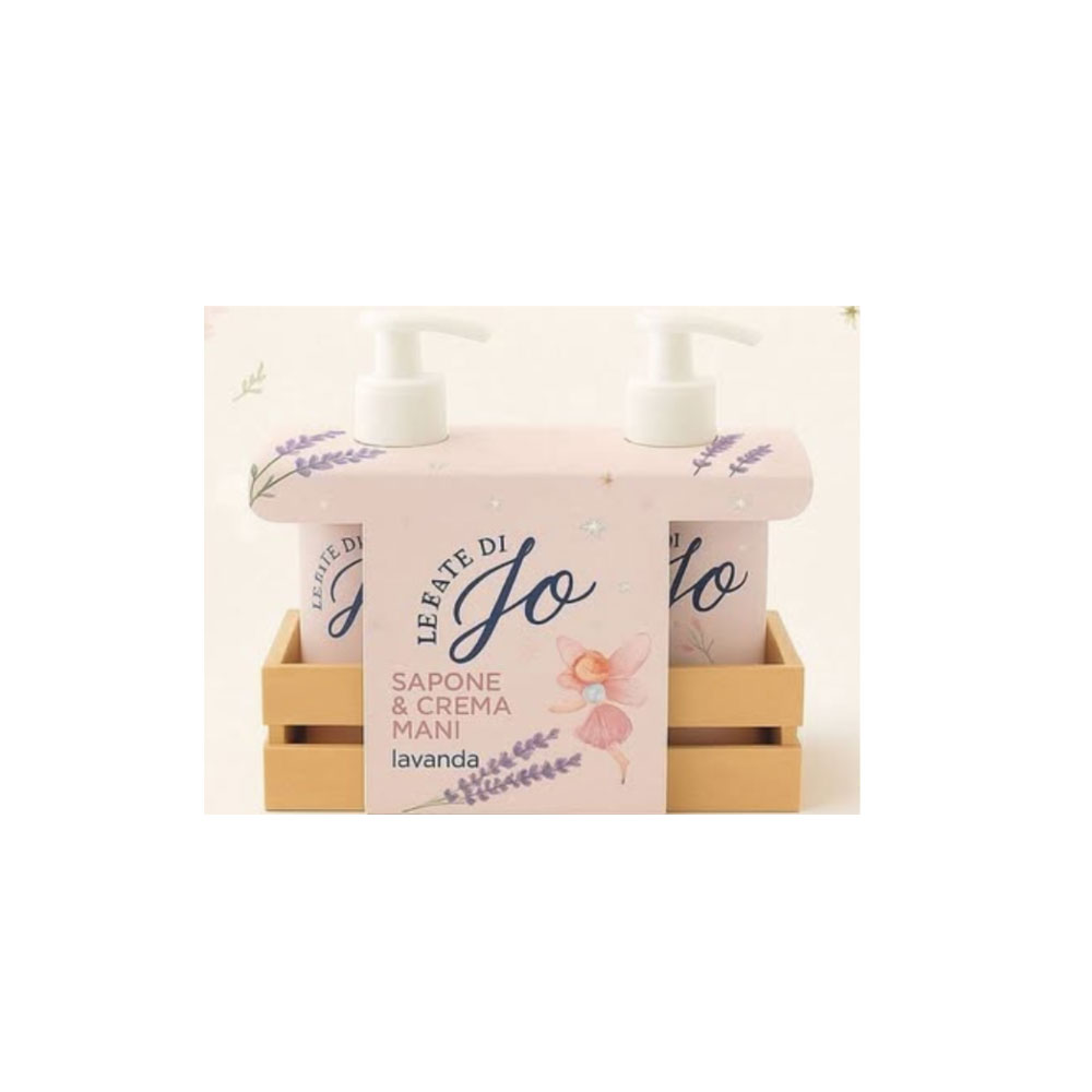 Le Fate di Jo Set Lavanda Sapone Vassoio con Crema 