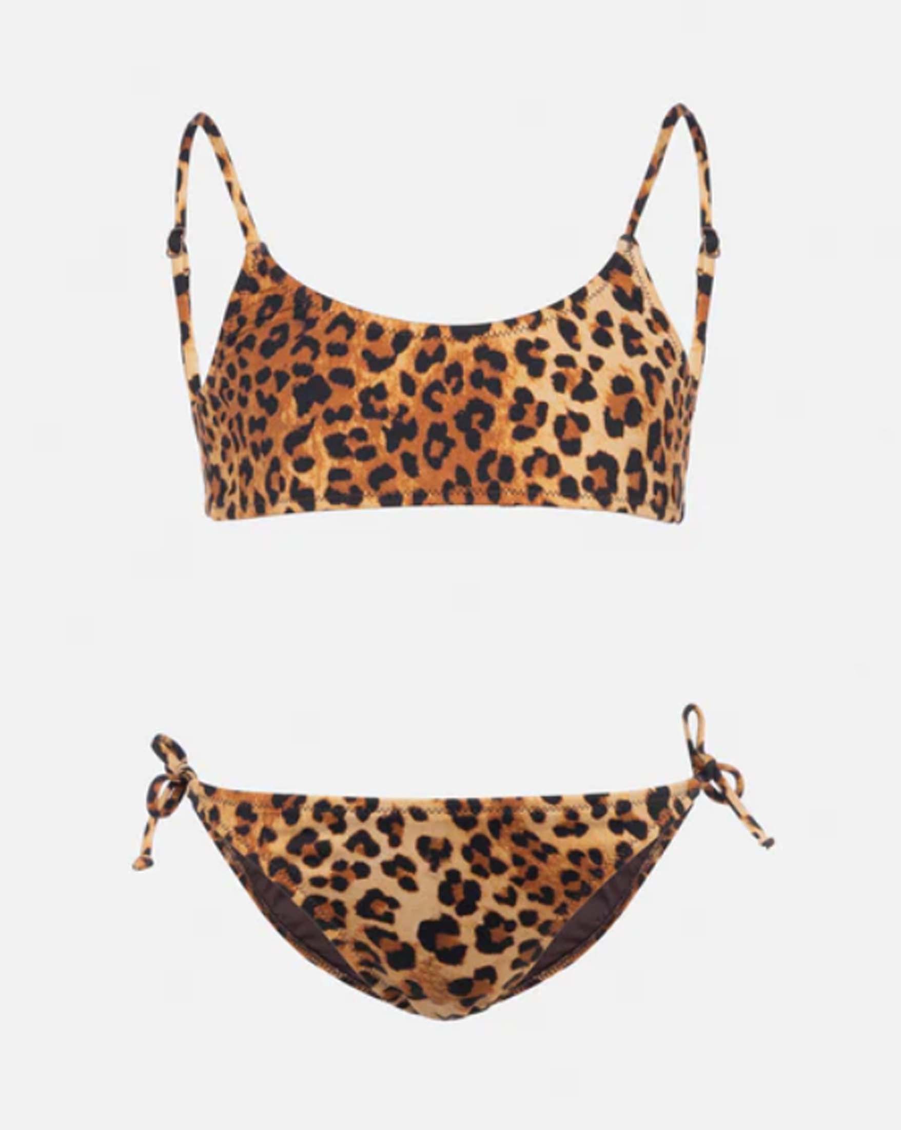 Bikini a bralette Jaiden MC2 Saint Barth maculato marrone
