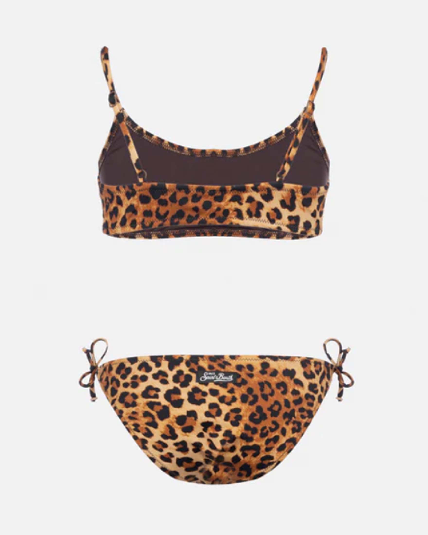 Bikini a bralette Jaiden MC2 Saint Barth maculato marrone image