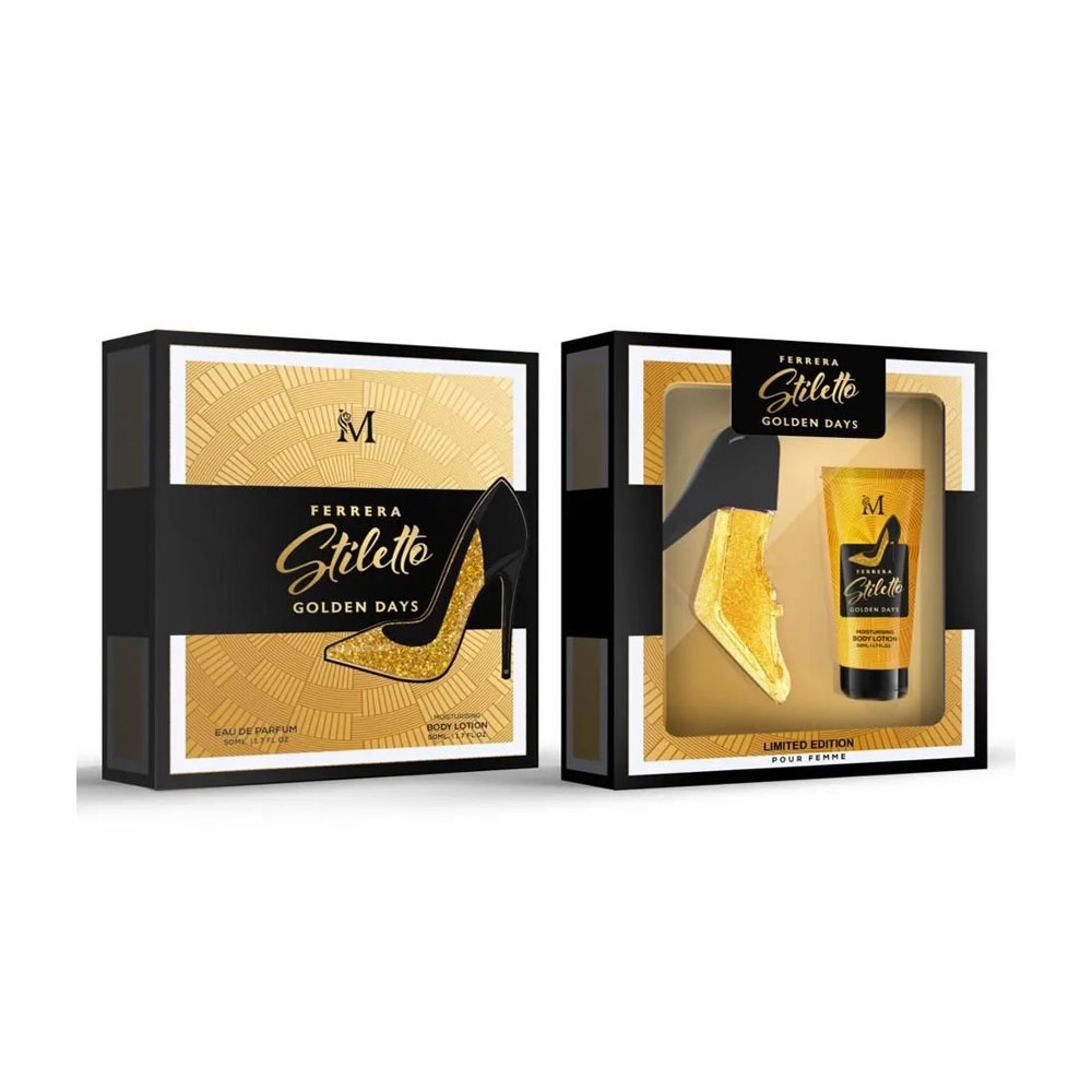 Montage Set Ferrera Stiletto Golden Days Eau de Parfum + Body Lotion