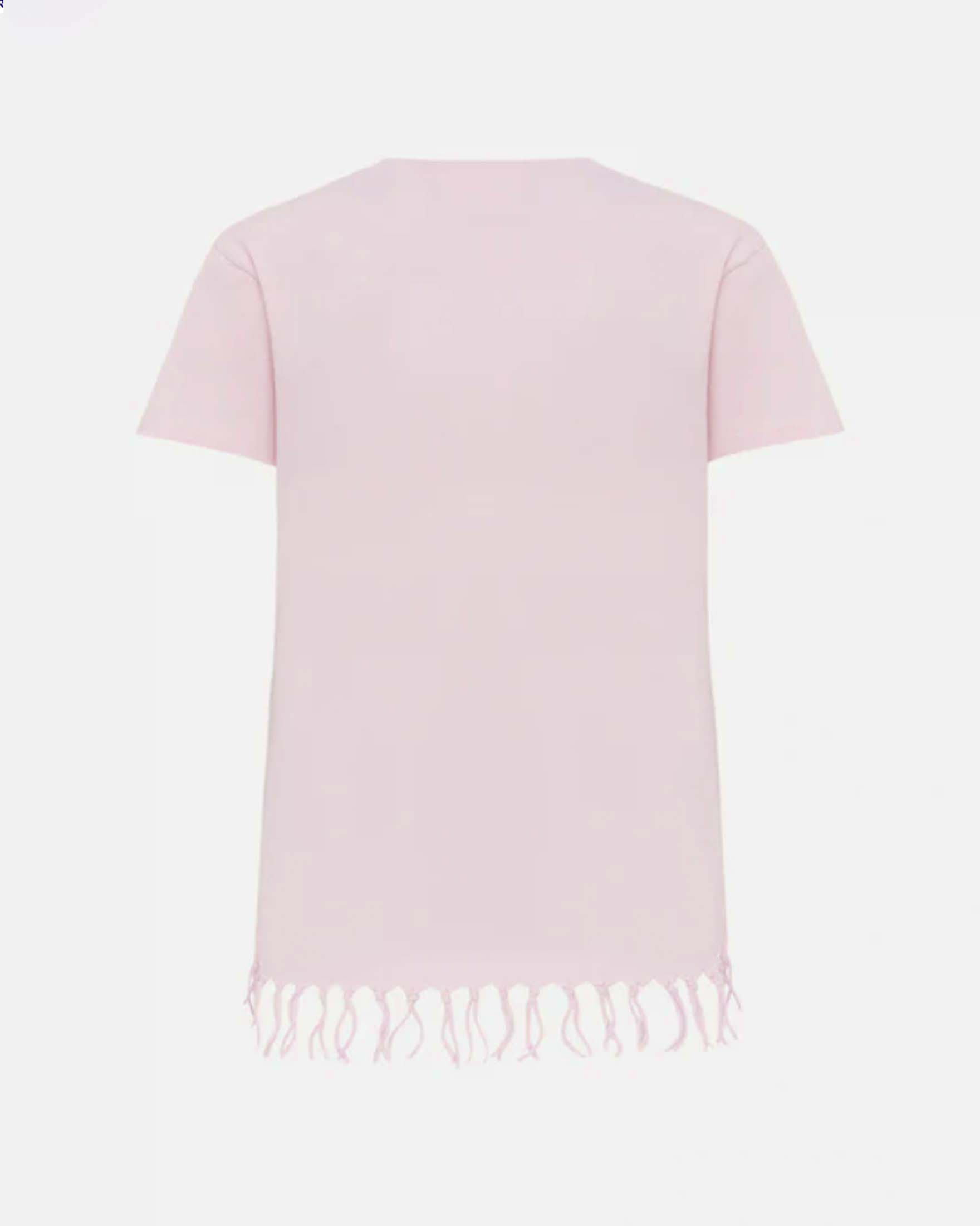 Copricostume MC2 Saint Barth rosa con scritta logo in spugna multicolor image