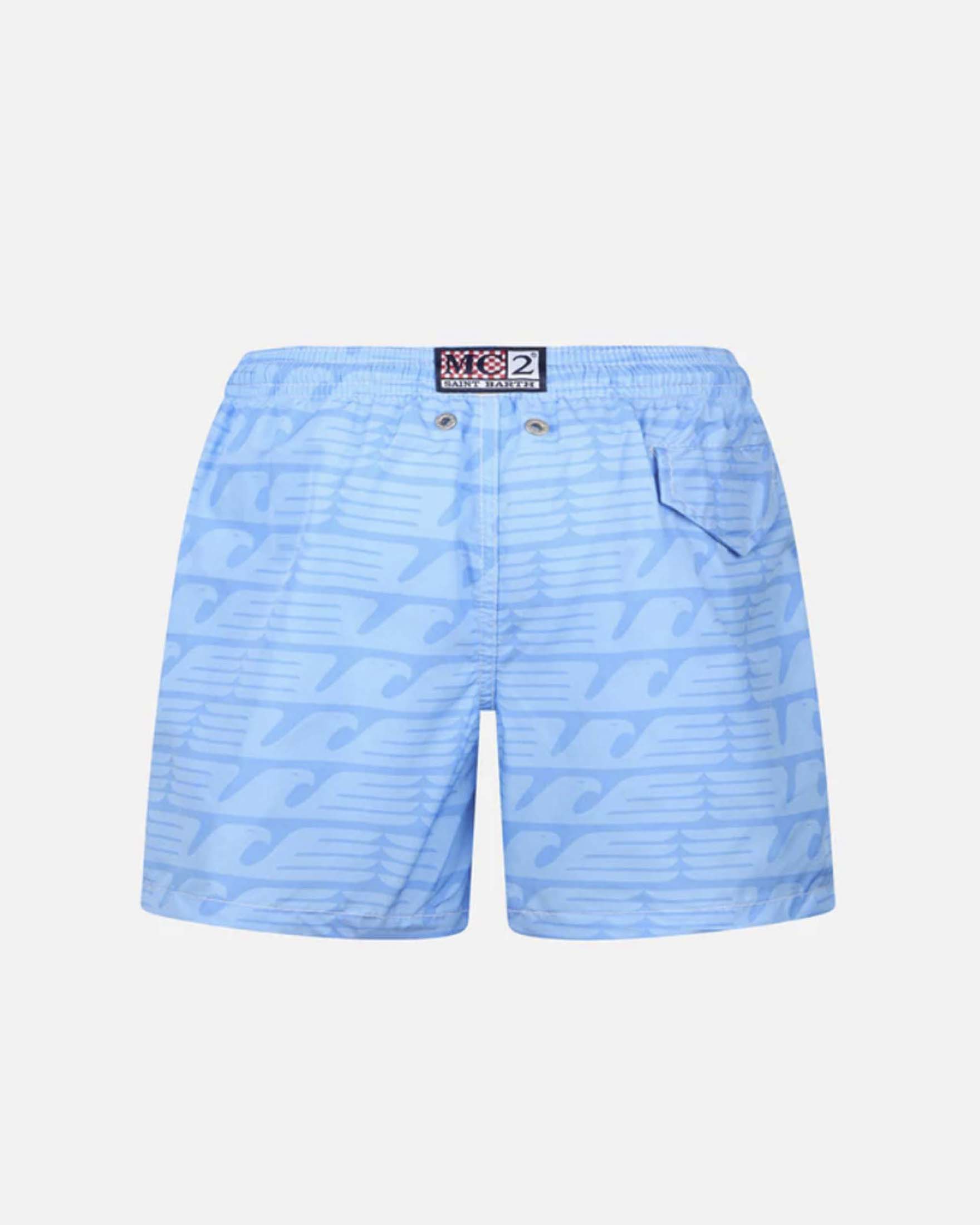 Boxer mare MC2 Saint Barth azzurro a tema Lazio image