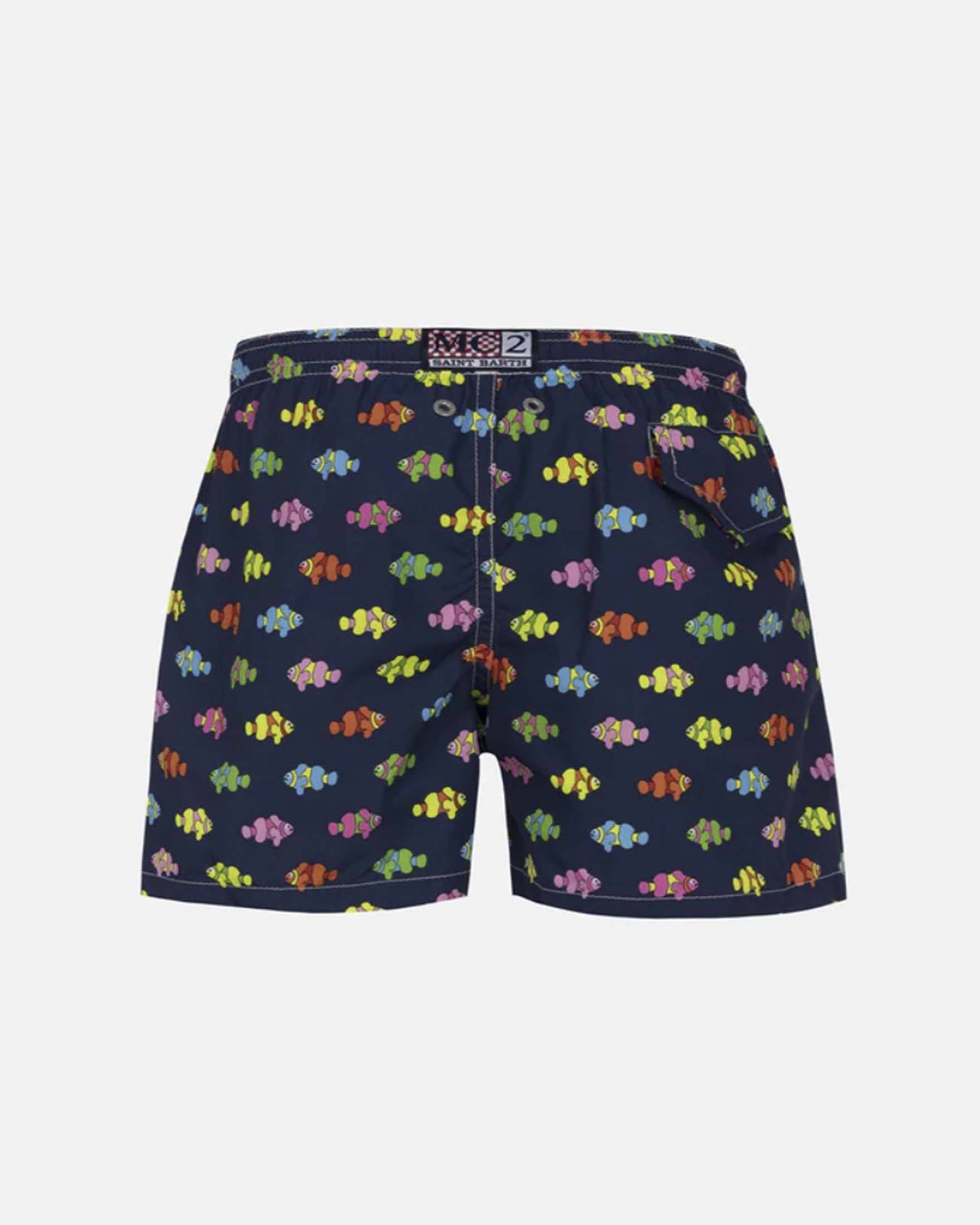 Boxer mare MC2 Saint Barth blu con fantasia pesce pagliaccio multicolor image