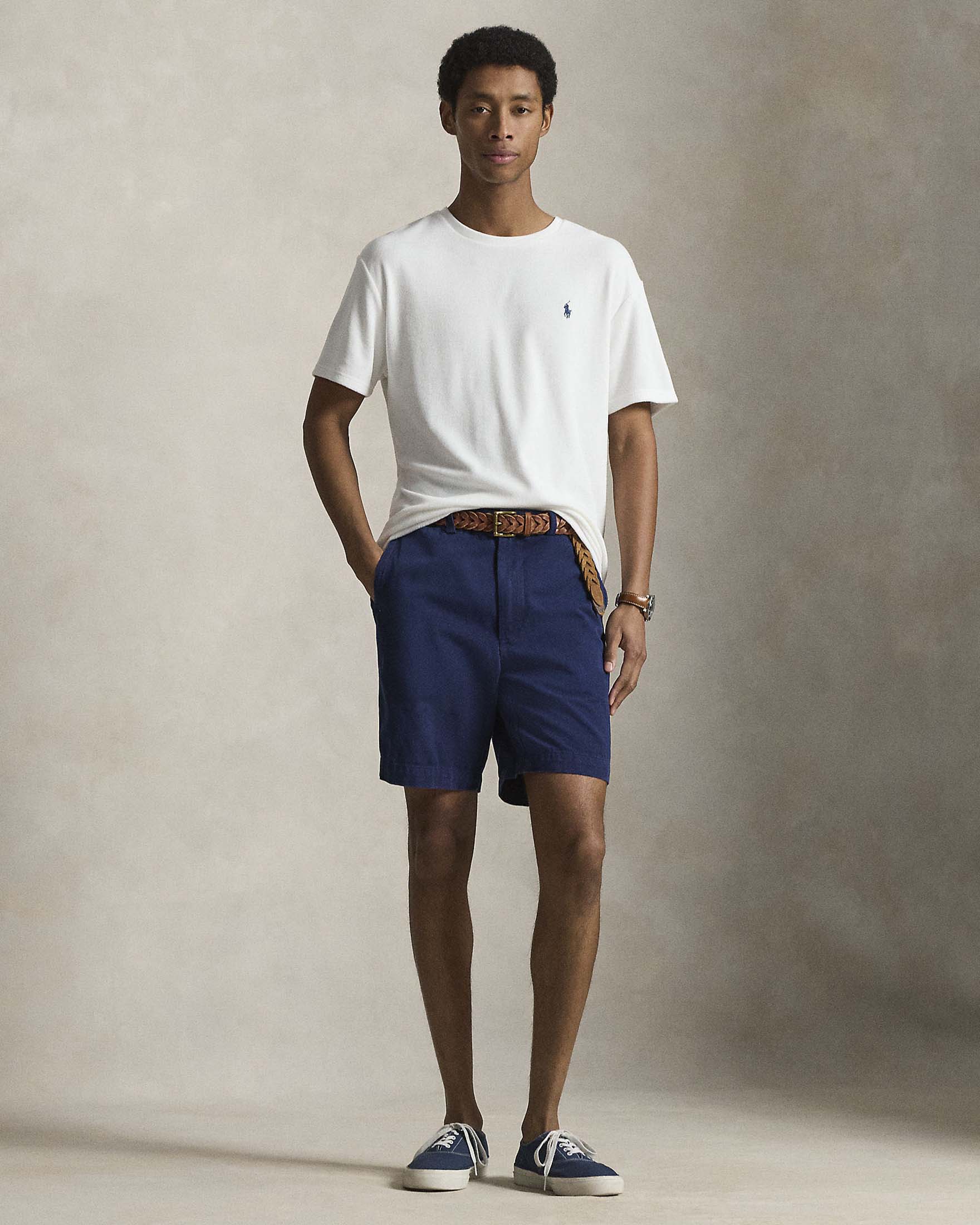 T-shirt bianca Polo Ralph Lauren in spugna di cotone