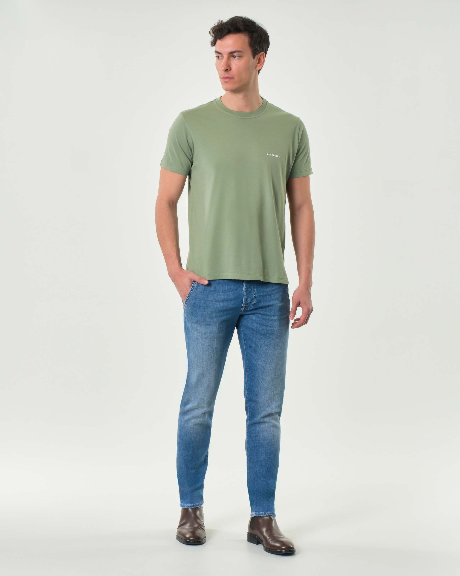 Jeans Newelias Zaphire lavaggio medio stone washed con tasca america