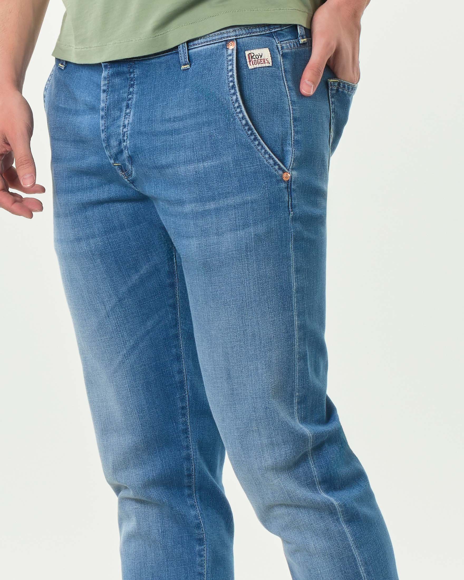 Jeans Newelias Zaphire lavaggio medio stone washed con tasca america image