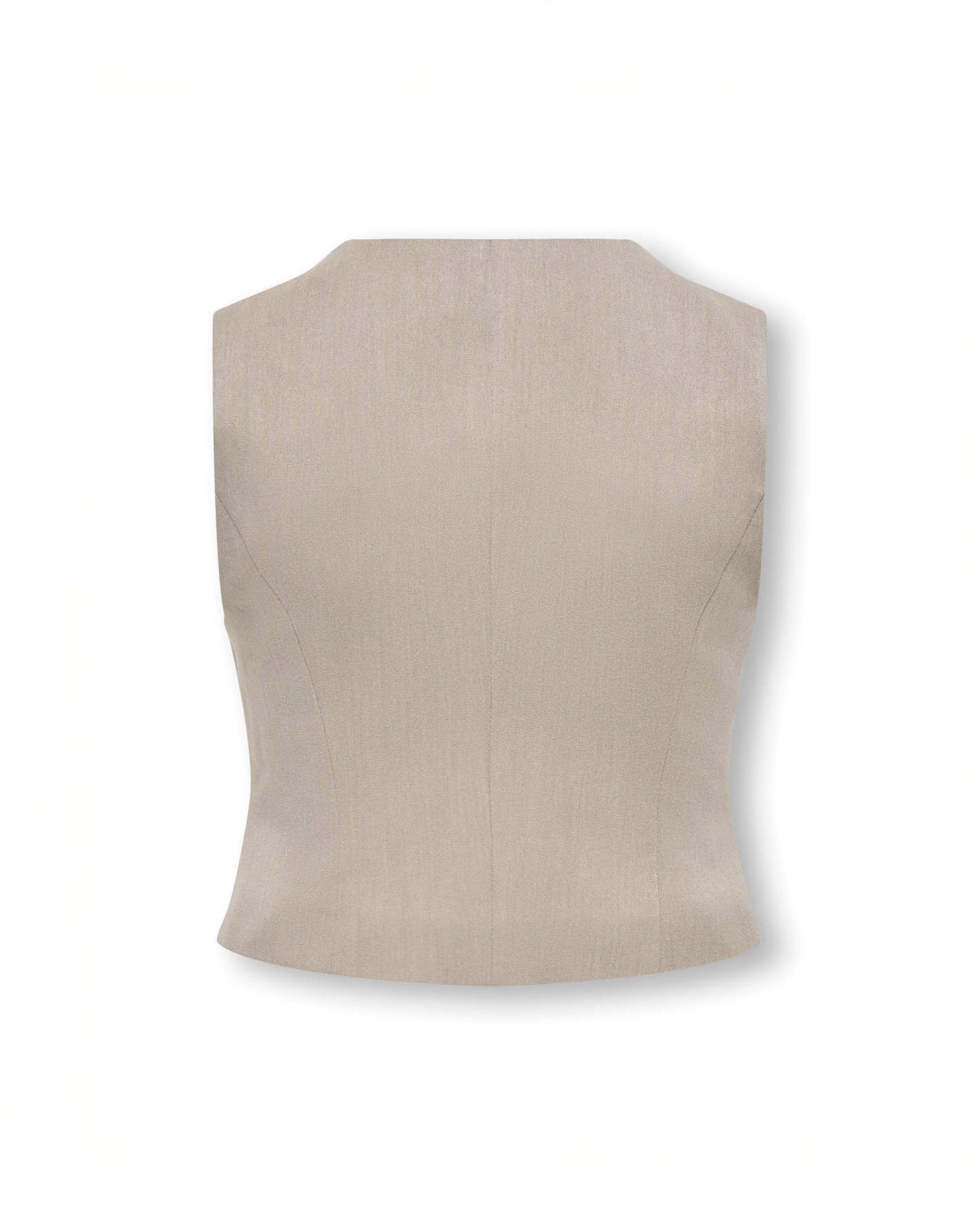 Gilet sartoriale beige Kids Only image