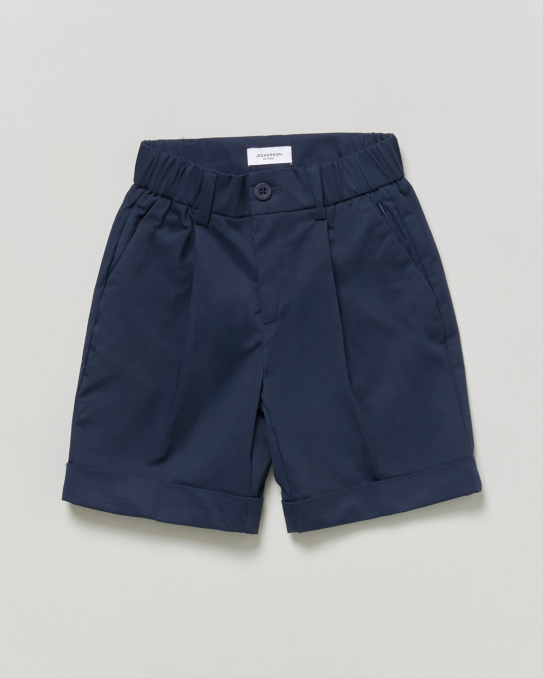 Bermuda blu Jackerson modello chino in cotone stretch