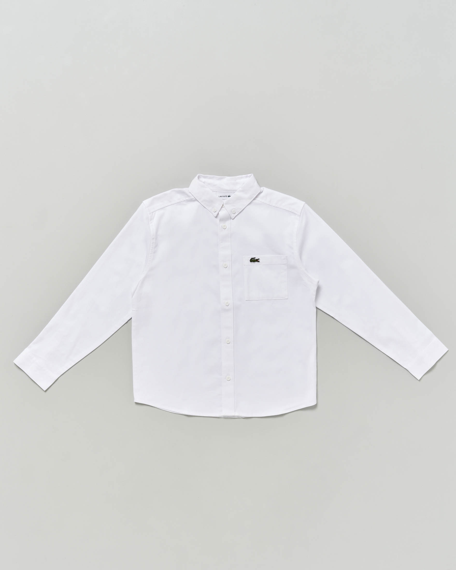 Camicia bianca modello oxford in cotone stretch