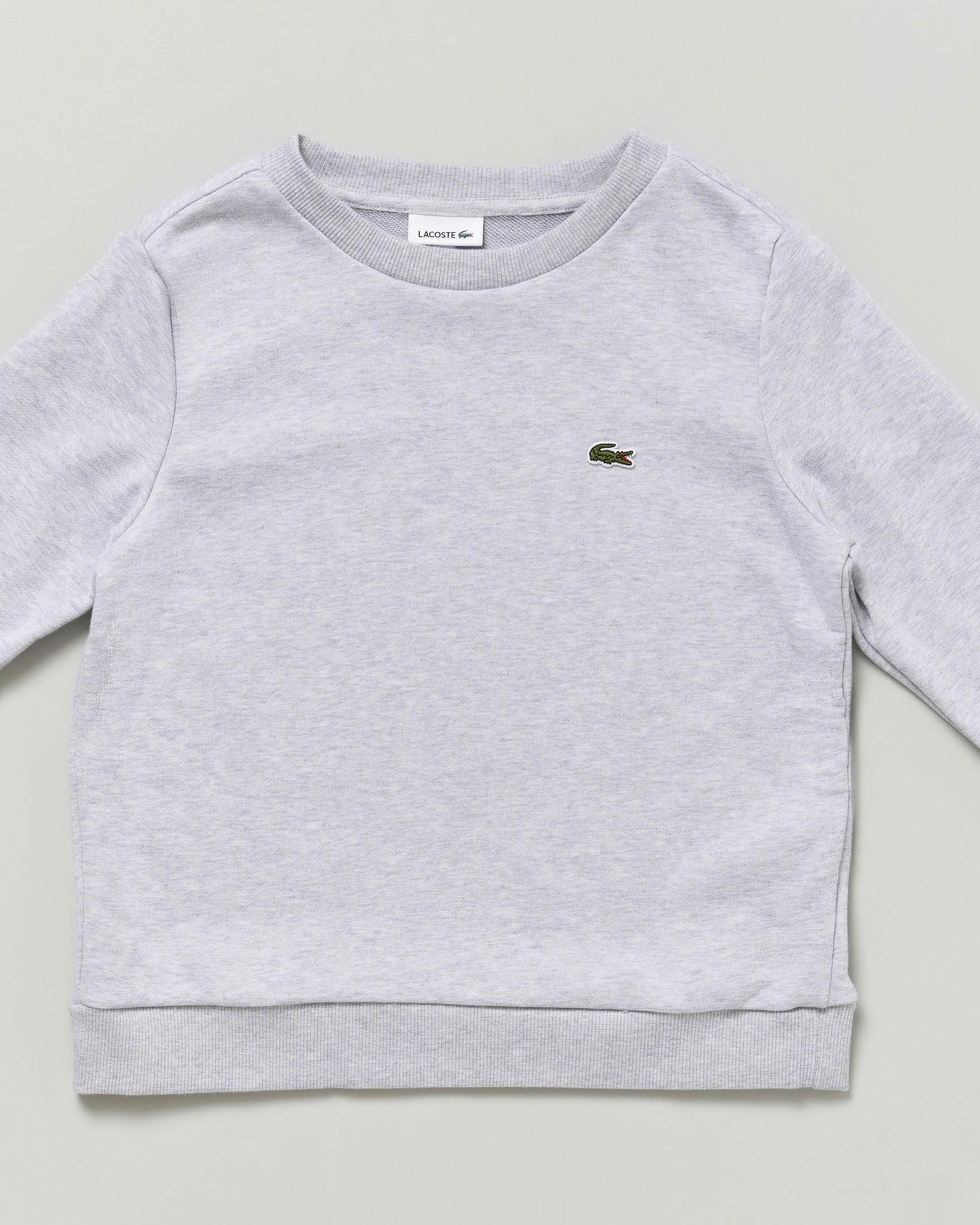 Felpa Lacoste blu in cotone garzato con logo icon image