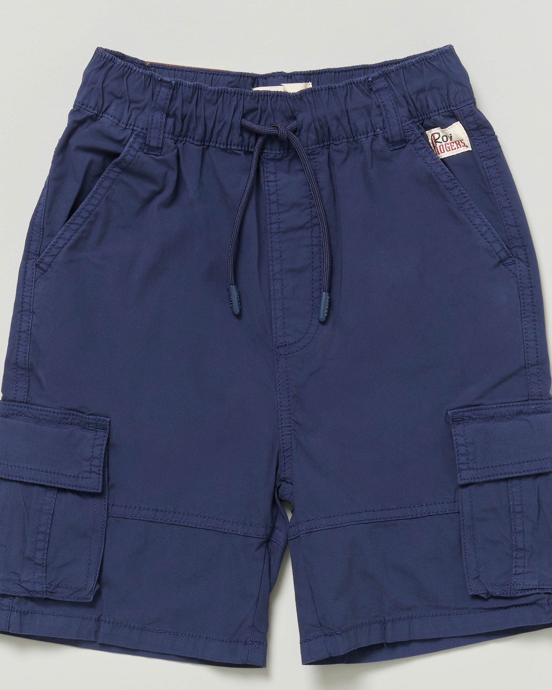 Bermuda cargo Roy Roger's blu in popeline di cotone image