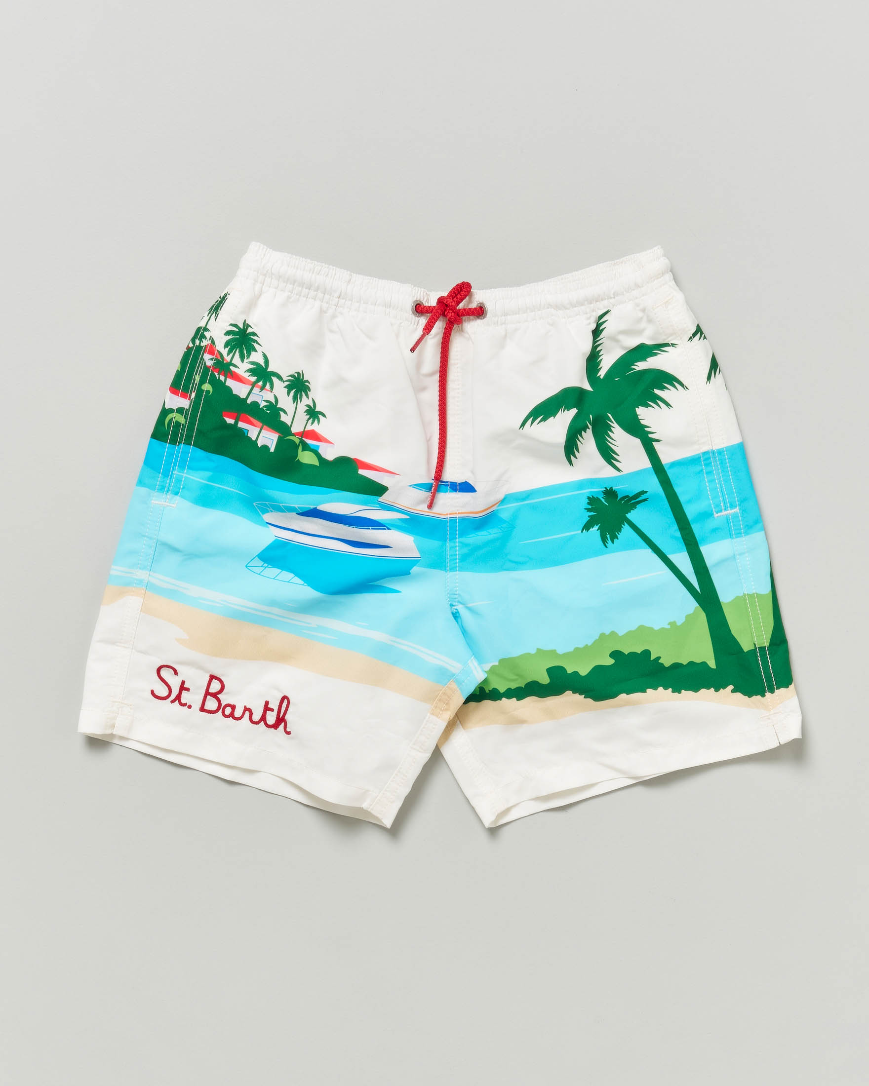 Boxer mare MC2 Saint Barth multicolor con fantasia Haiti