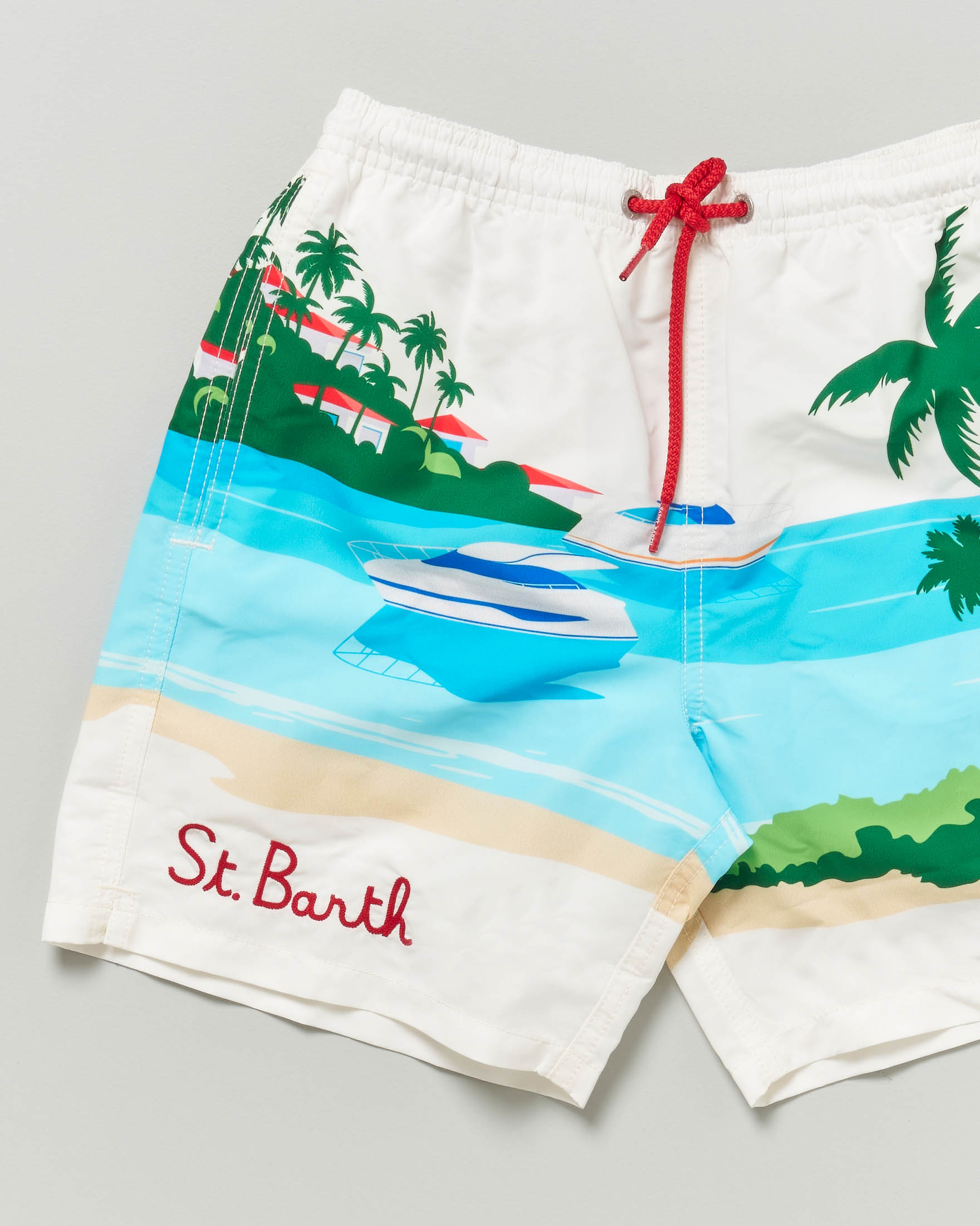 Boxer mare MC2 Saint Barth multicolor con fantasia Haiti image