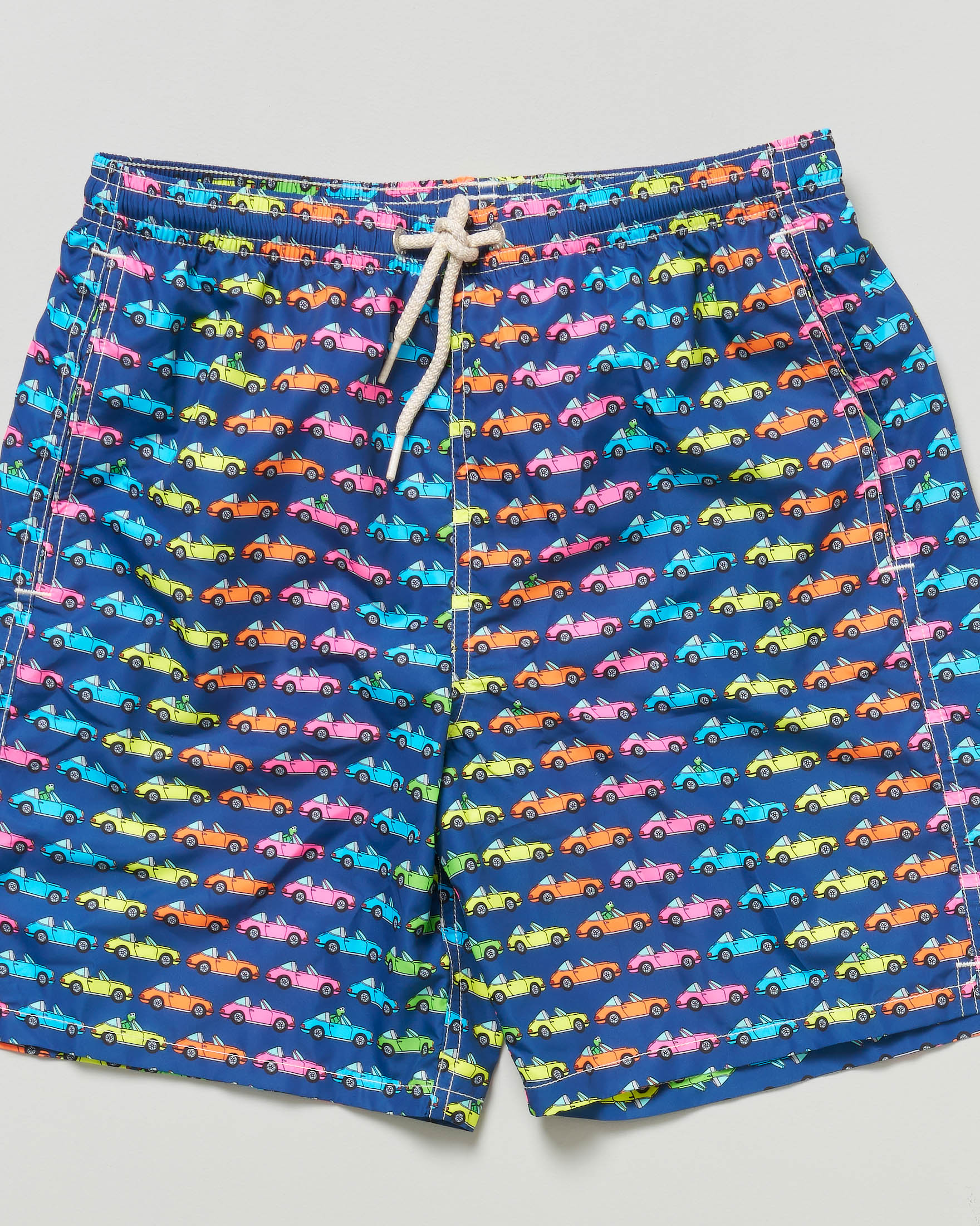 Boxer mare MC2 Saint Barth blu con fantasia Porsche multicolor image