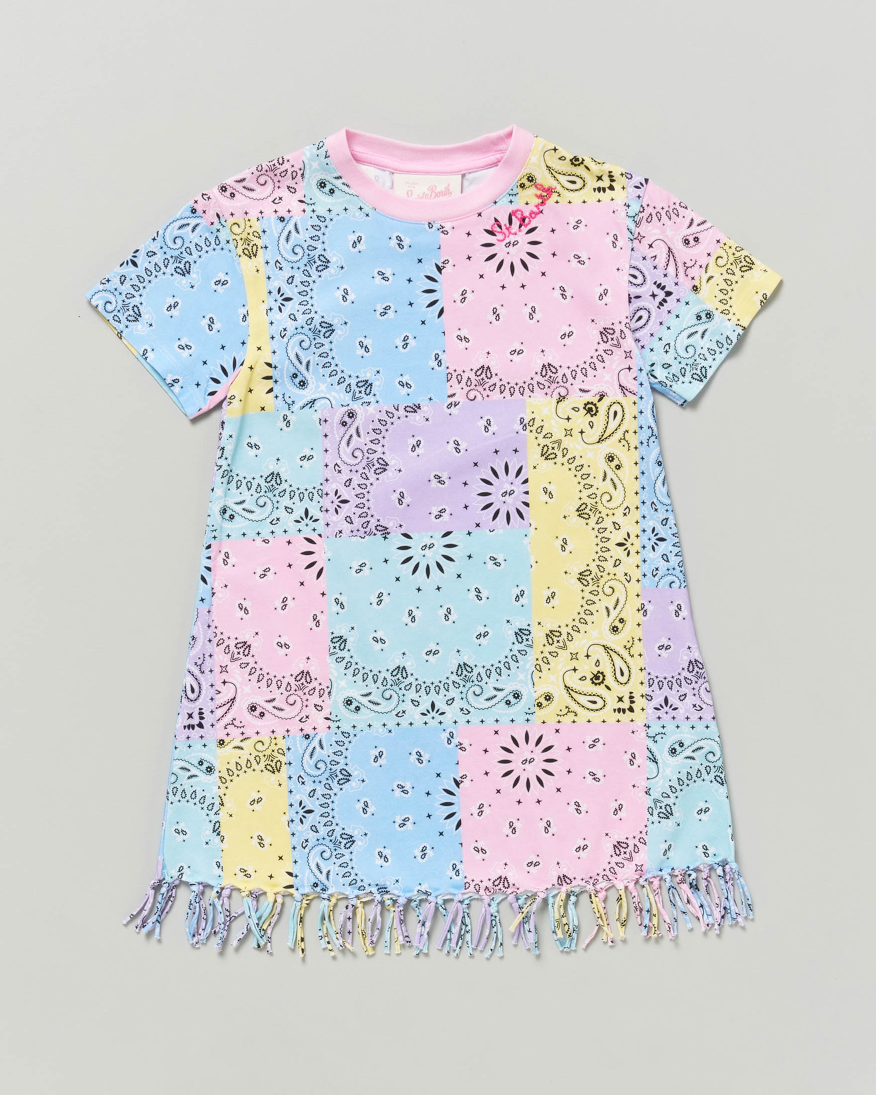 Copricostume MC2 Saint Barth multicolor con stampa bandana