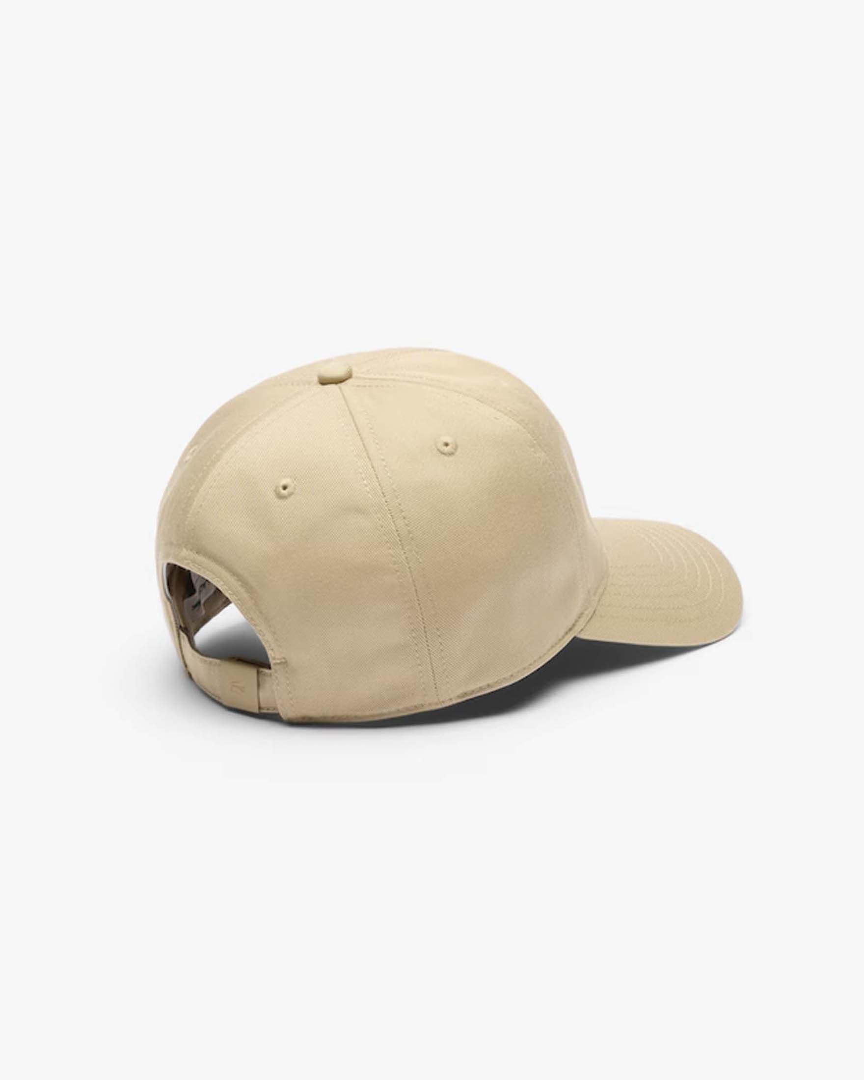 Berretto Lacoste beige in cotone con frontino e logo icon image
