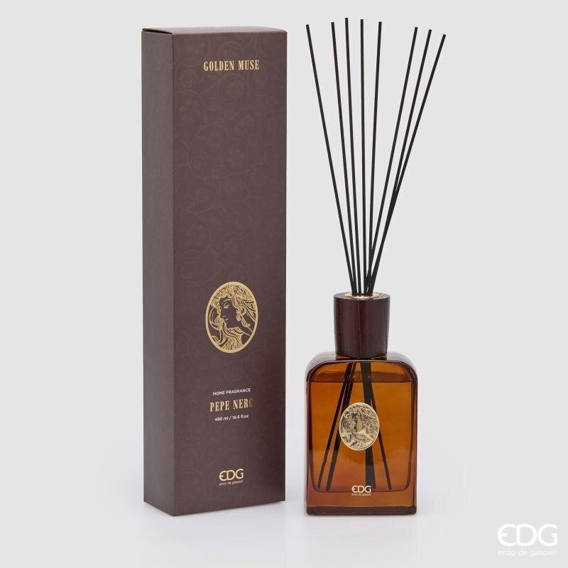 Diffusore Profumo a Bastoncini Diva Collection Pepe Nero 490 ml. Edg