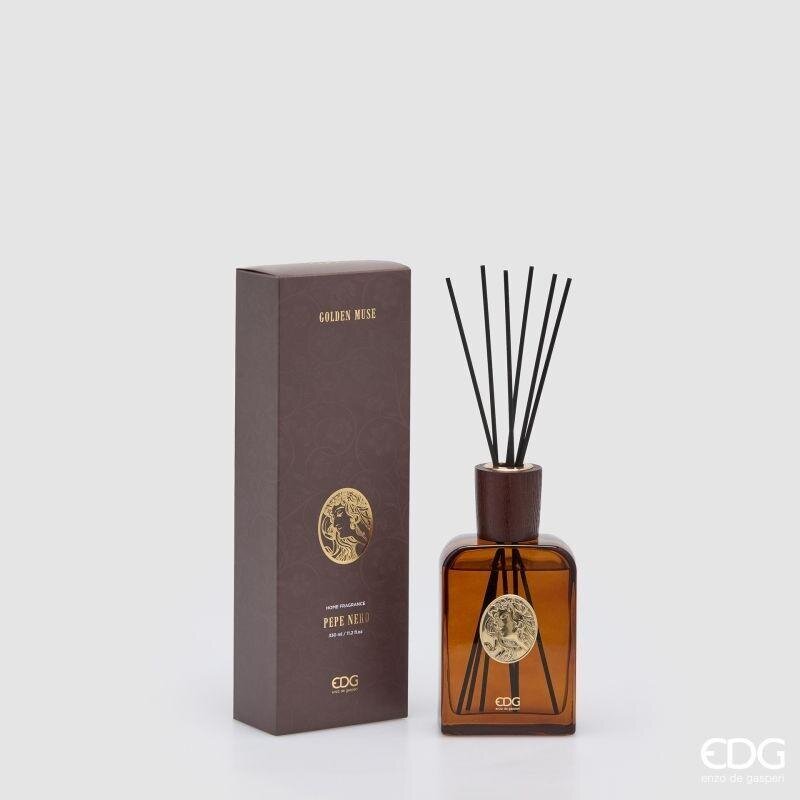 Diffusore Profumo a Bastoncini Diva Collection Pepe Nero 330 ml. Edg