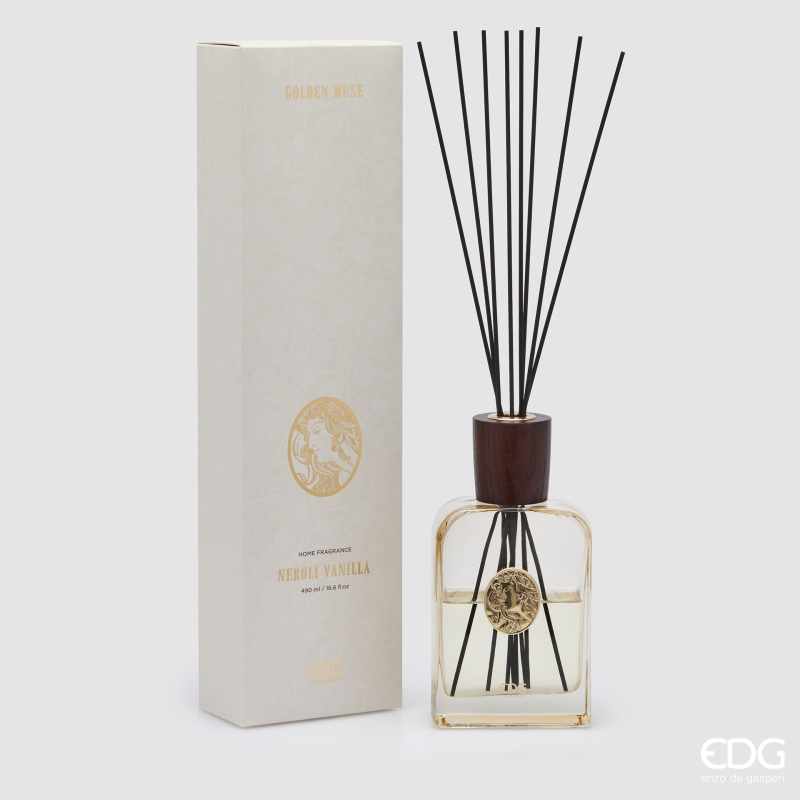 Diffusore Profumo a Bastoncini Diva Collection Neroli Vanilla 490 ml. Edg