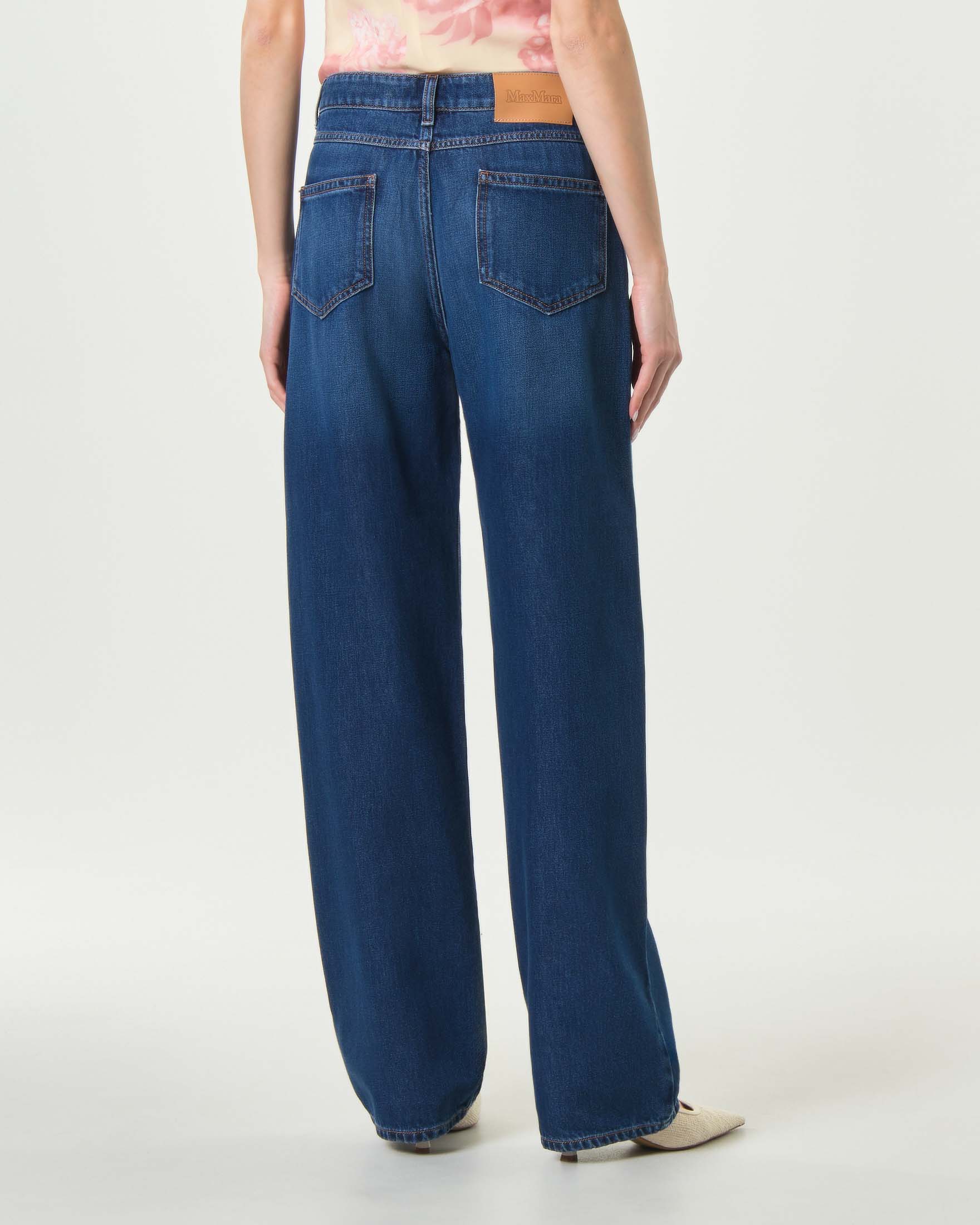Jeans baggy Max Mara Studio lavaggio medio