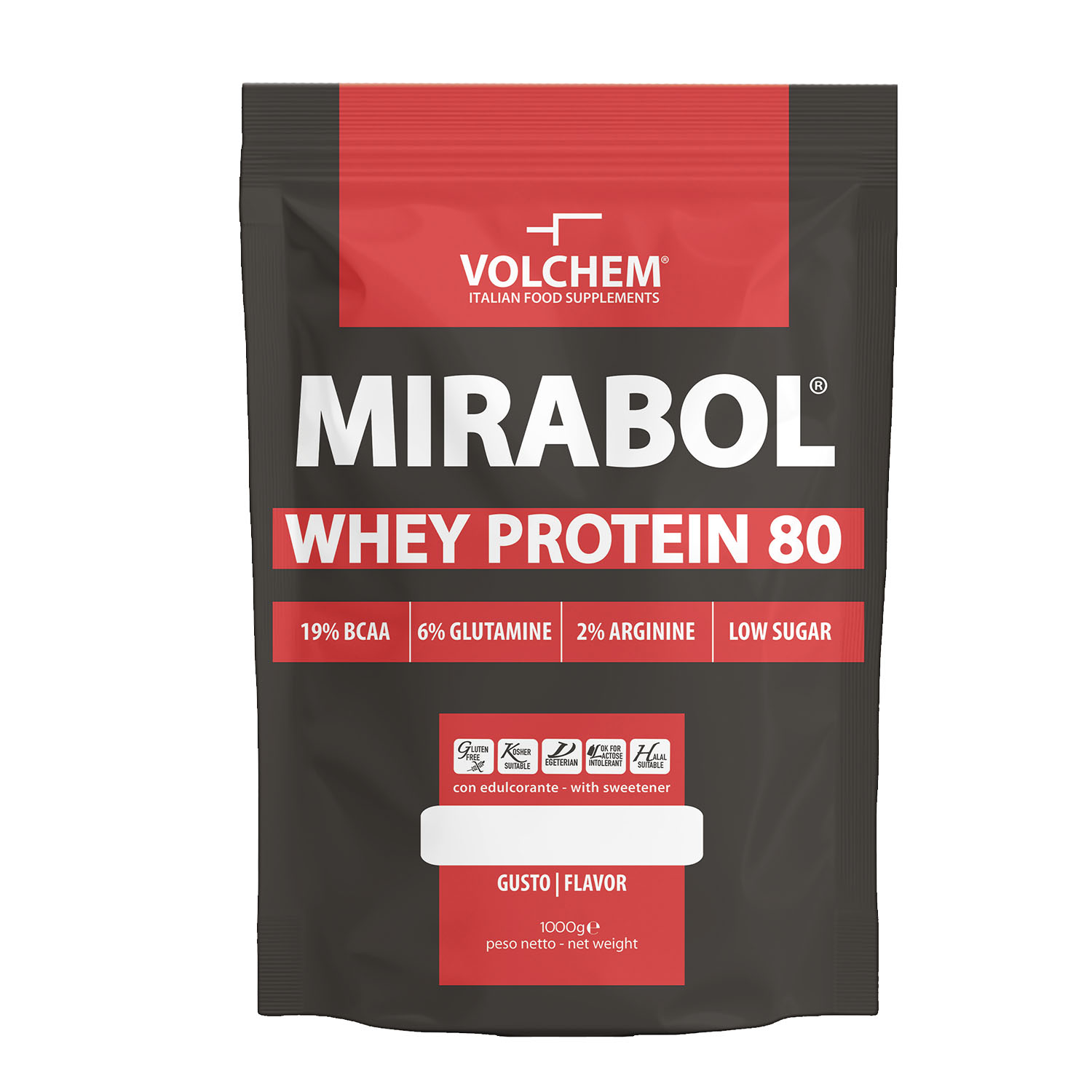 MIRABOL®  WHEY PROTEIN 80 - 1 bag of 1000 g