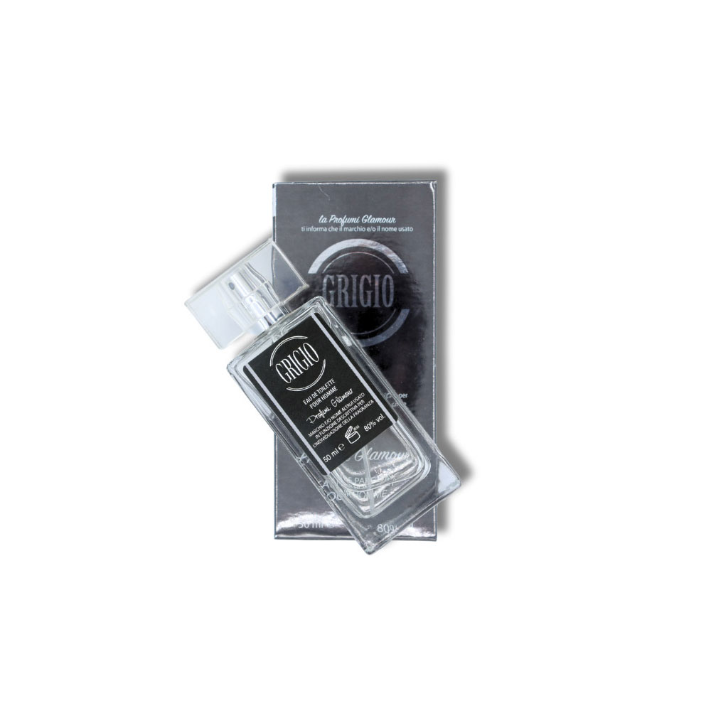 Glamour Profumo Eau de Toilette Grigio 50 Ml Uomo
